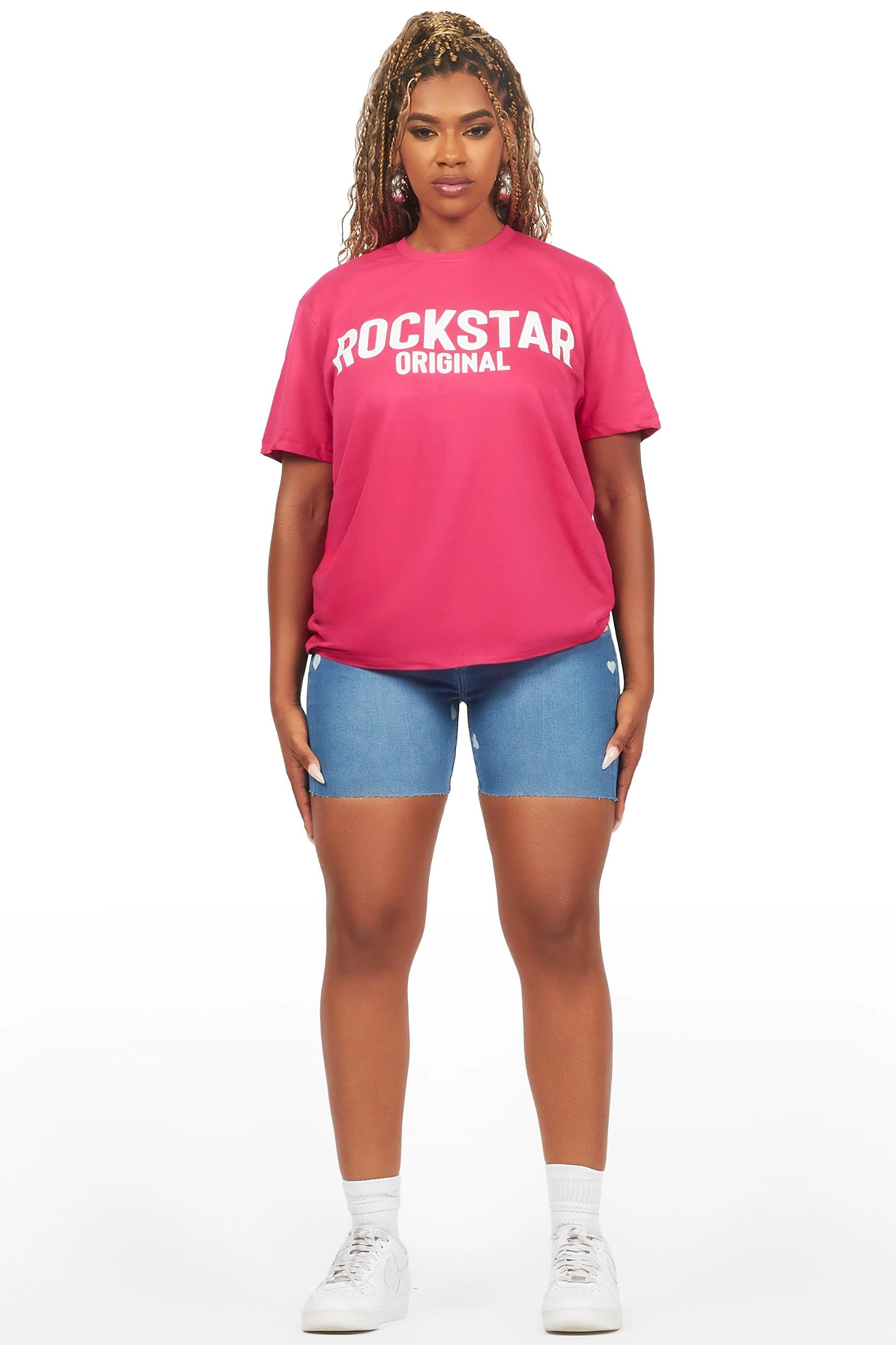 Fana Fuchsia Oversized T-Shirt Female Product Image