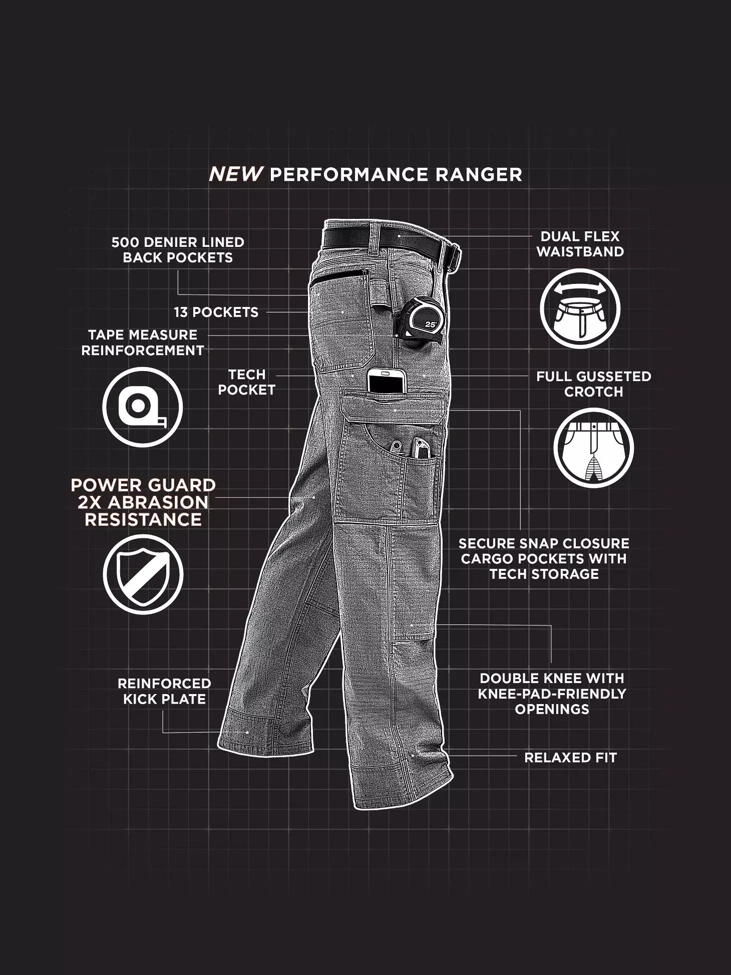 Wrangler® RIGGS Workwear® Performance Ranger Cargo Pant | Men's PANTS | Wrangler® Product Image