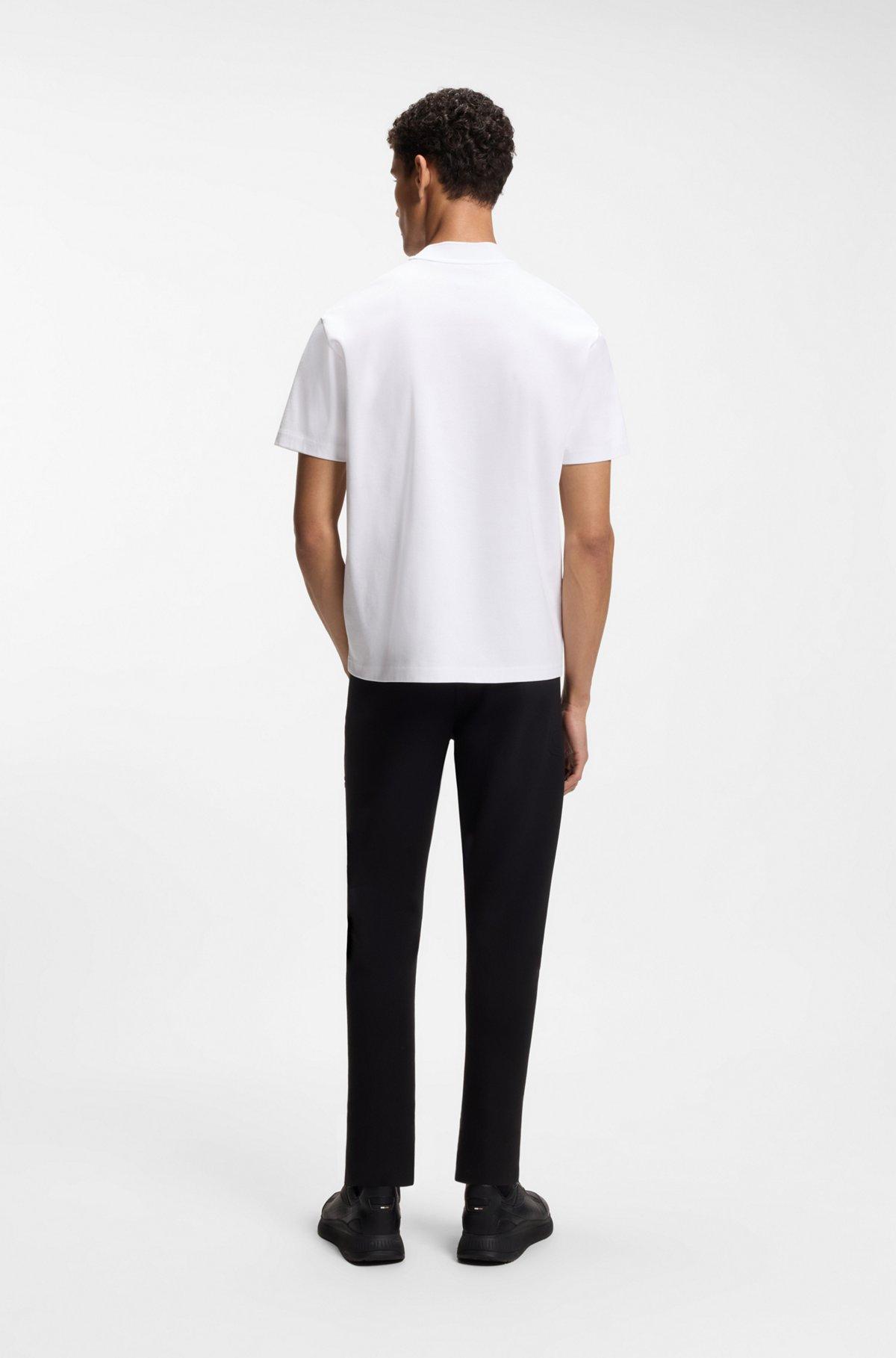 Porsche x BOSS relaxed-fit T-shirt with logo collar Product Image
