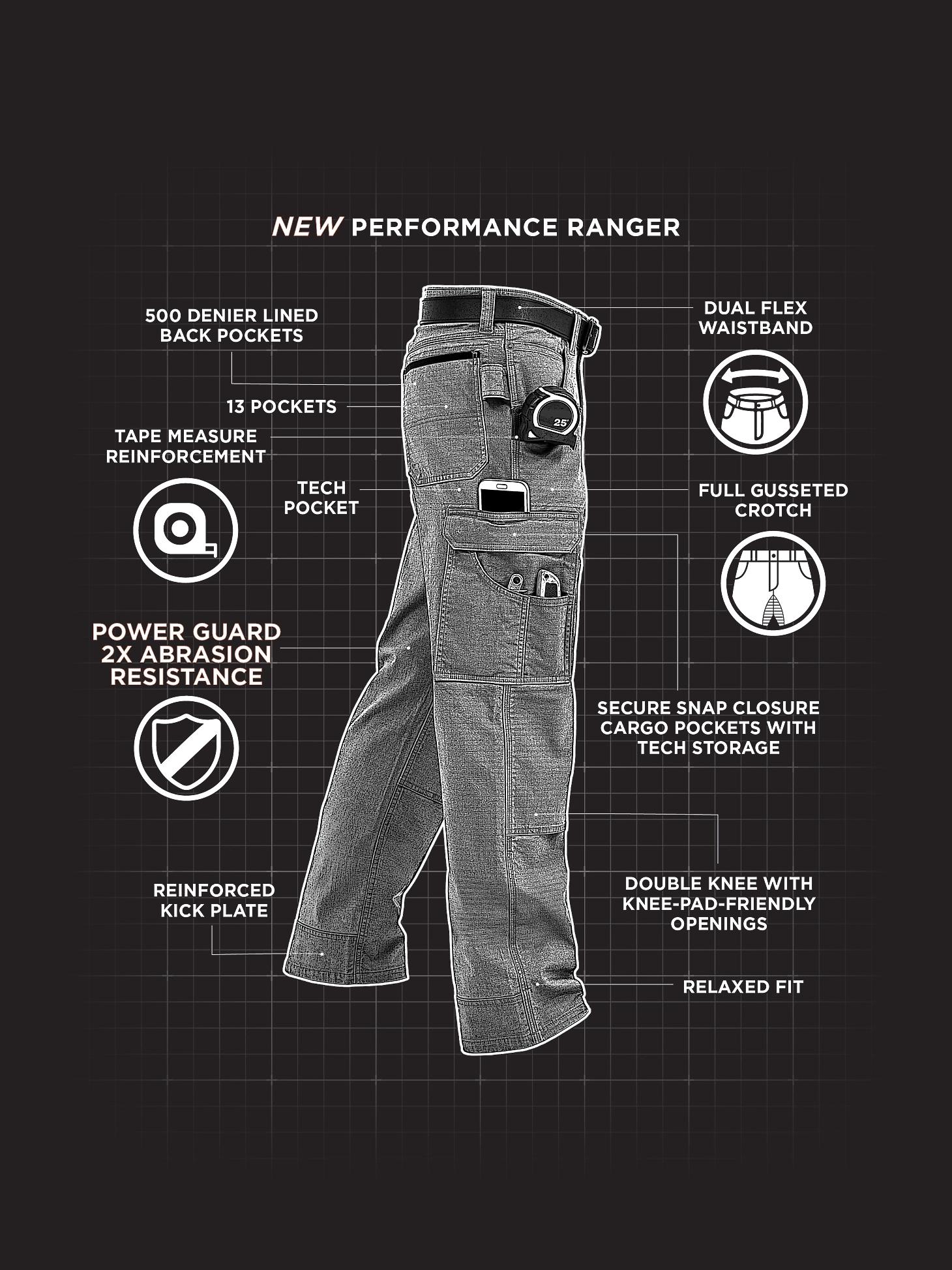 Wrangler® RIGGS Workwear® Performance Ranger Cargo Pant | Men's PANTS | Wrangler® Product Image
