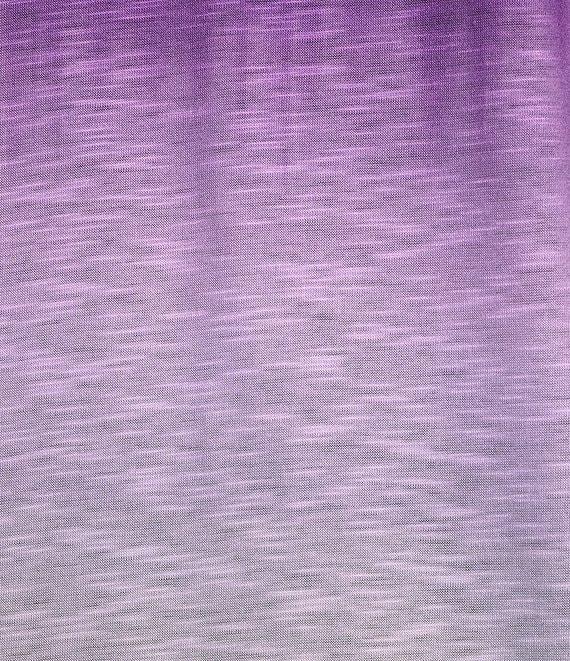 Allison Daley Embellished Ombre Print Short Sleeve Crew Neck Knit Top Product Image