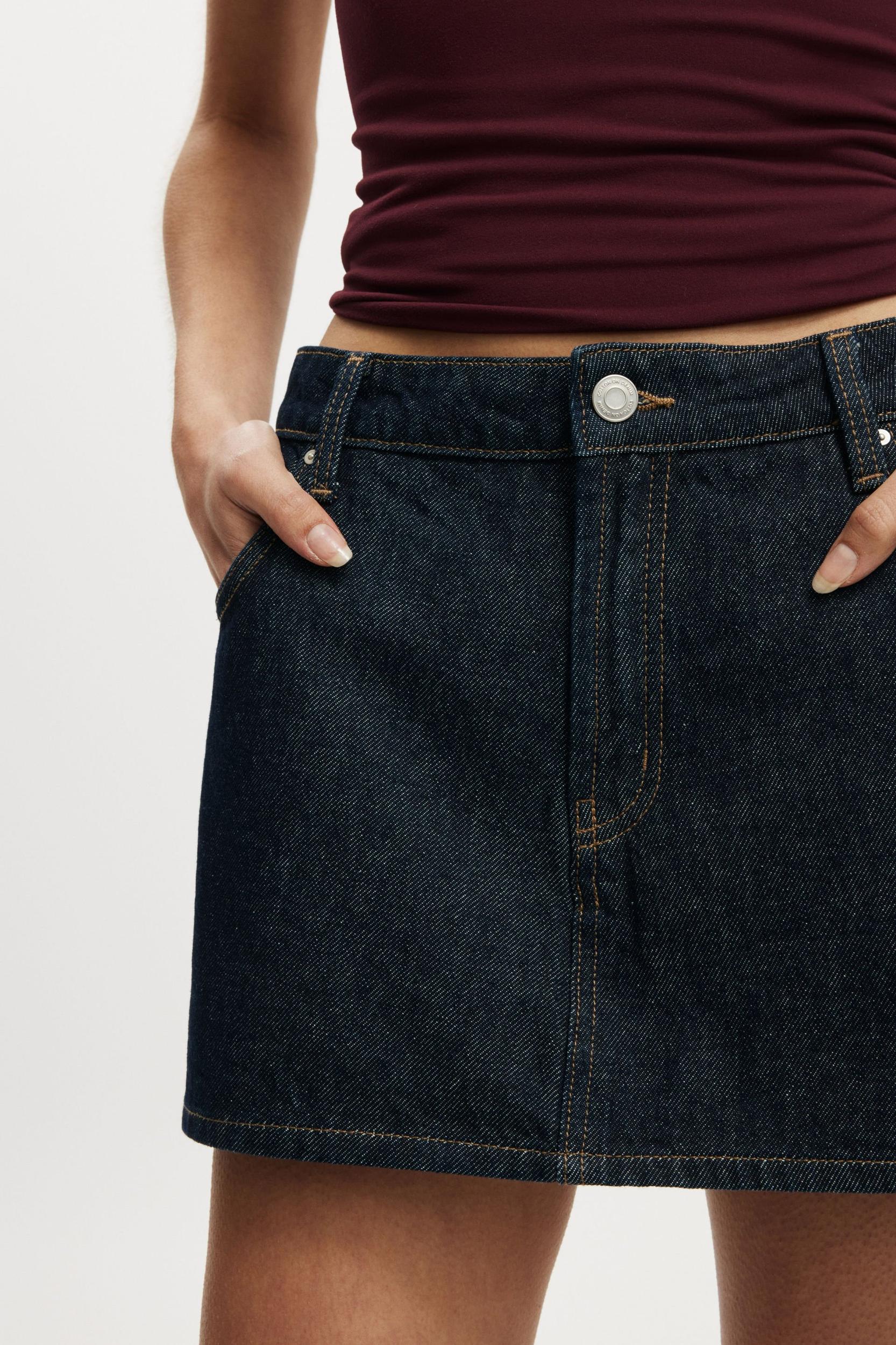 Mini Denim Skort Product Image