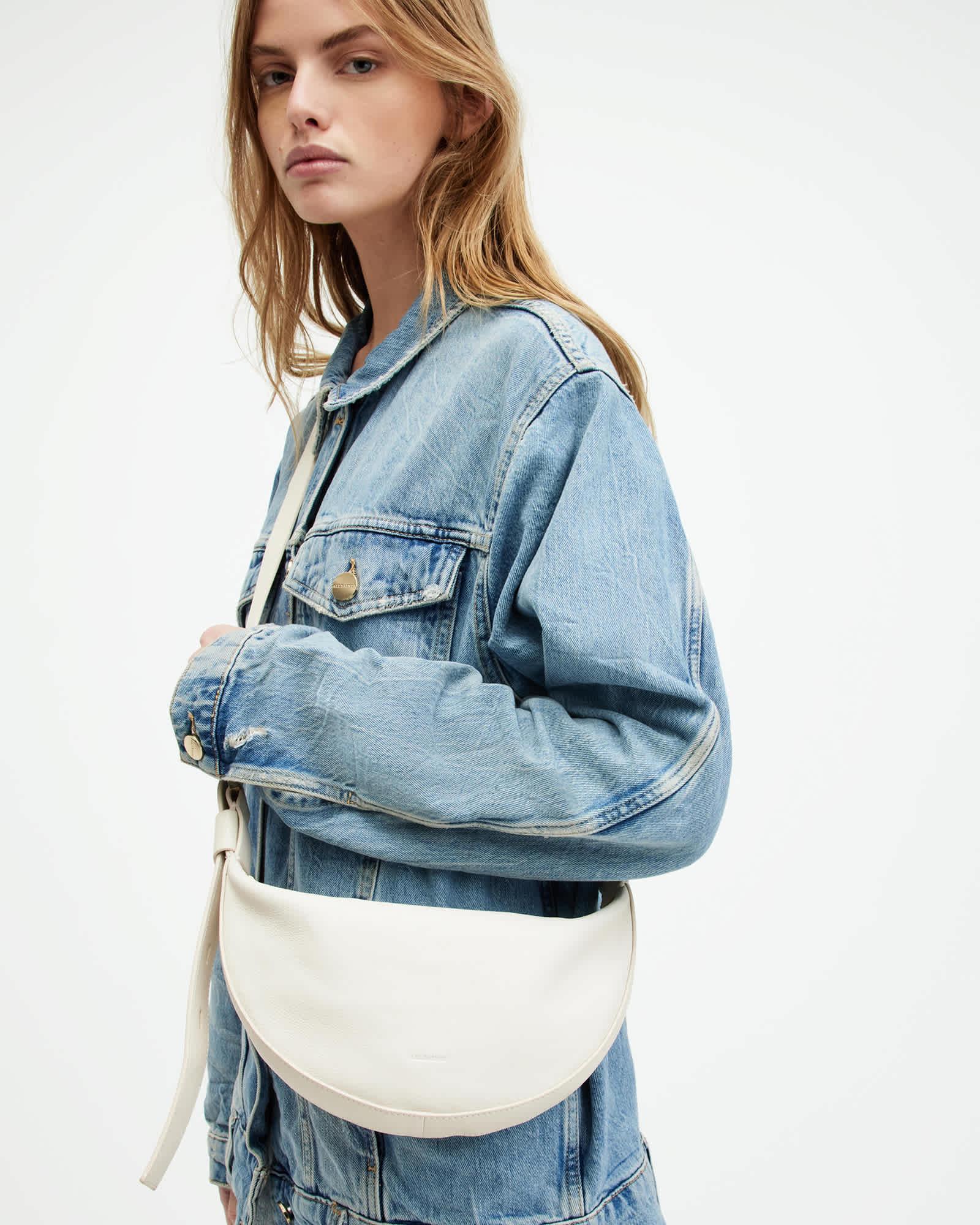 Half Moon Leather Crossbody Bag Product Image