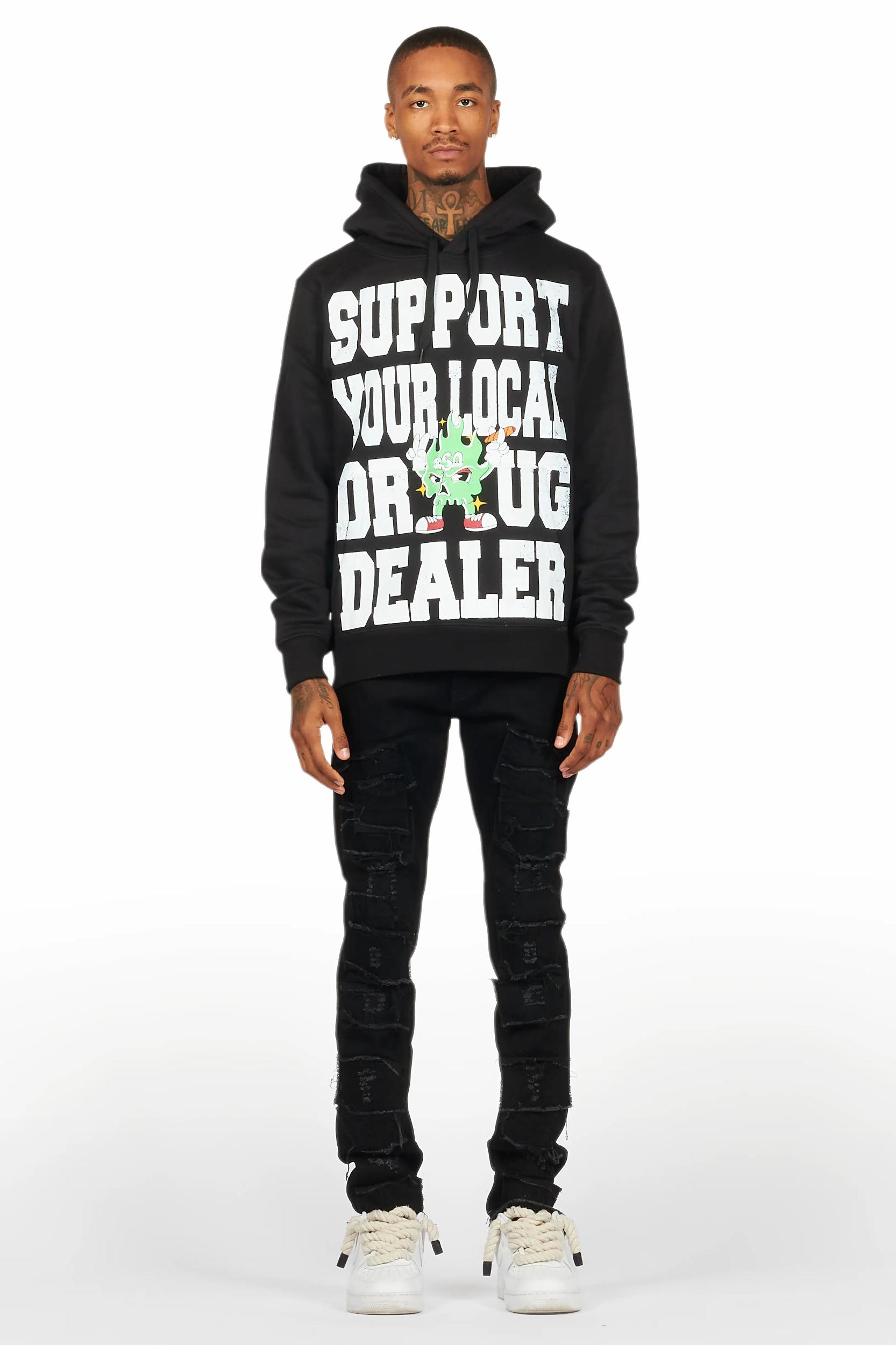 Tarl Black Hoodie & Camden Slim Fit Jean Bundle Male Product Image