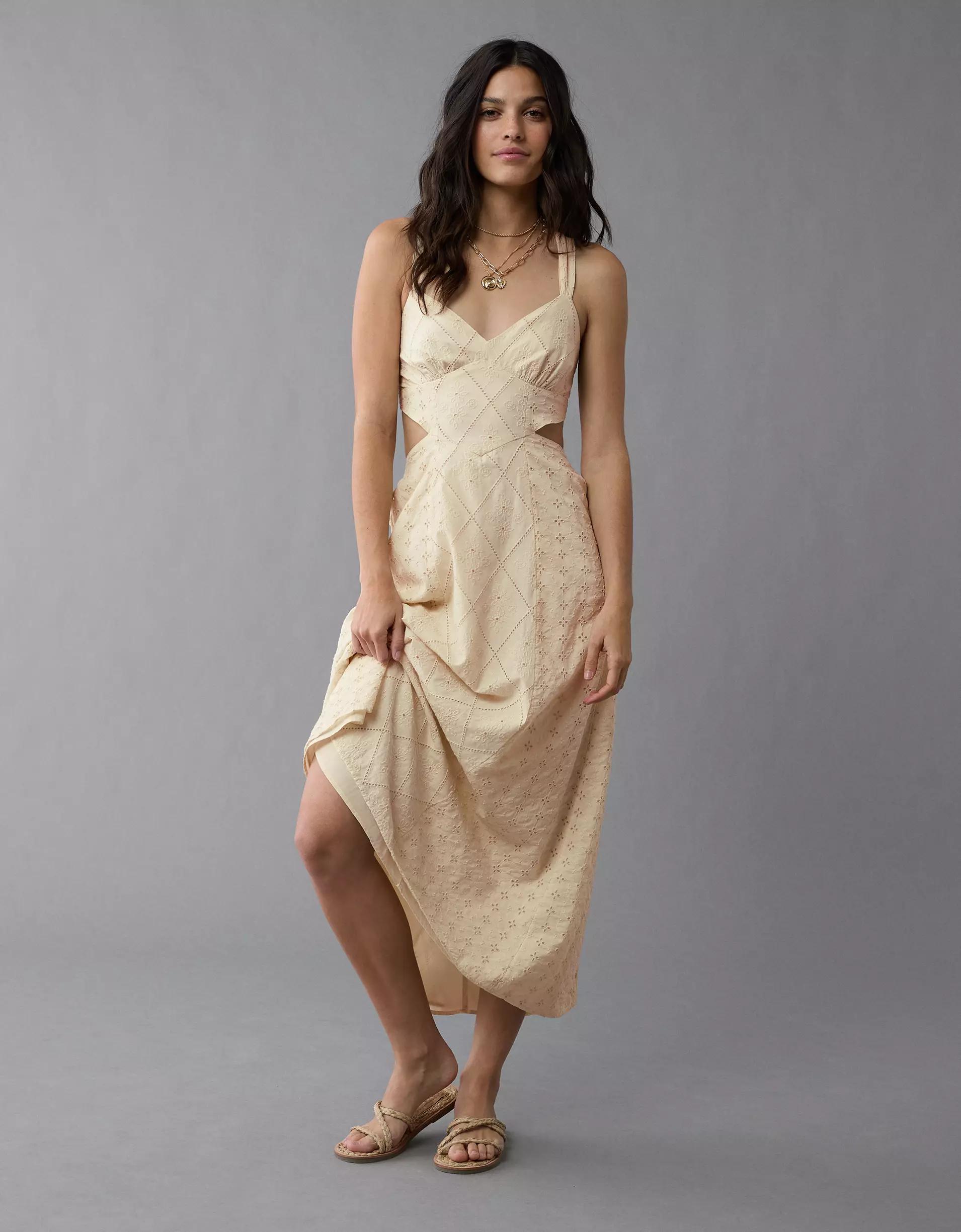 AE Cut-Out Midi Dress Product Image