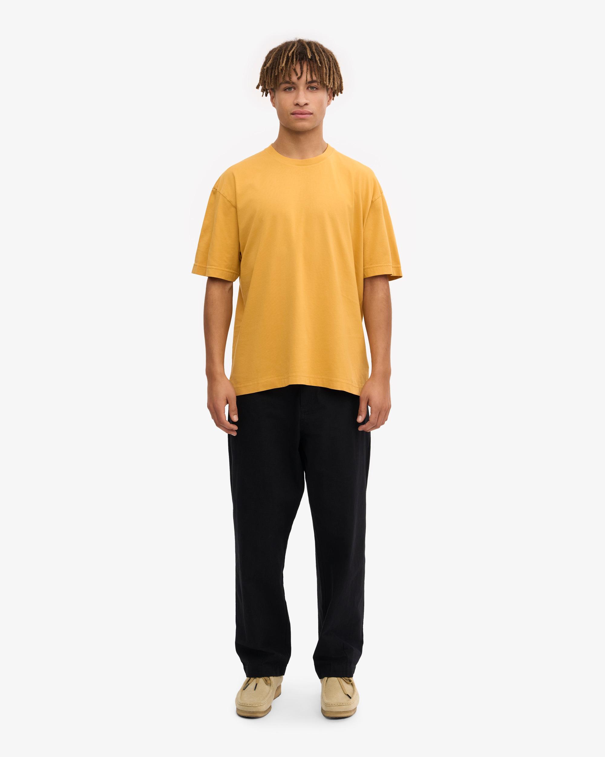 Oversized Organic T-Shirt - Burned Yellow Product Image
