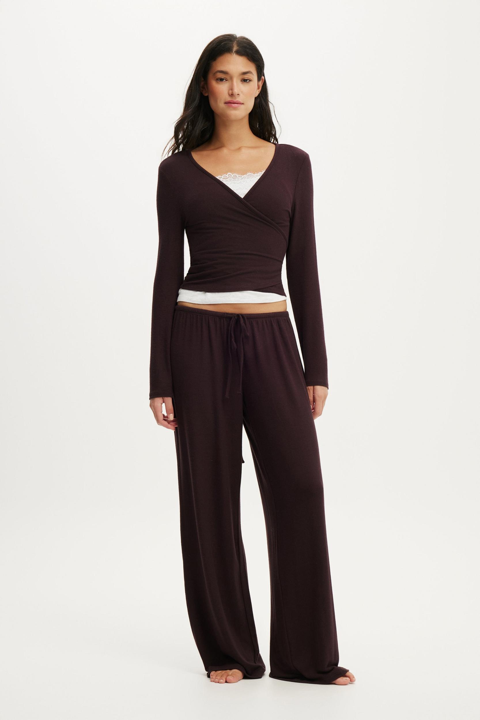 Super Soft Wrap Long Sleeve Top Product Image