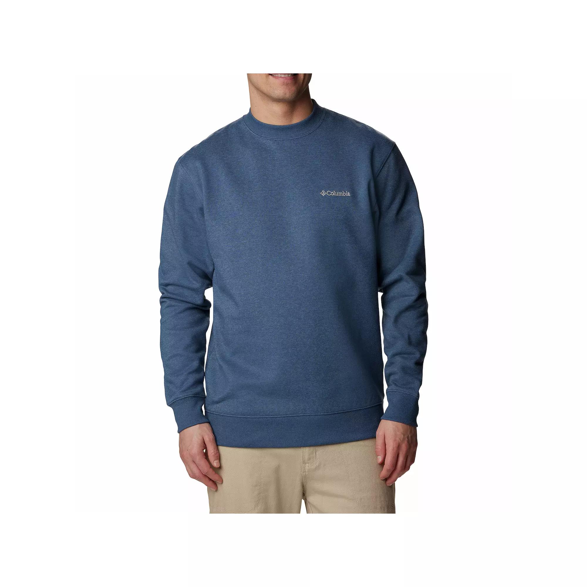 Columbia Mens Hart Mountain II Crew Sweatshirt - Tall- Product Image