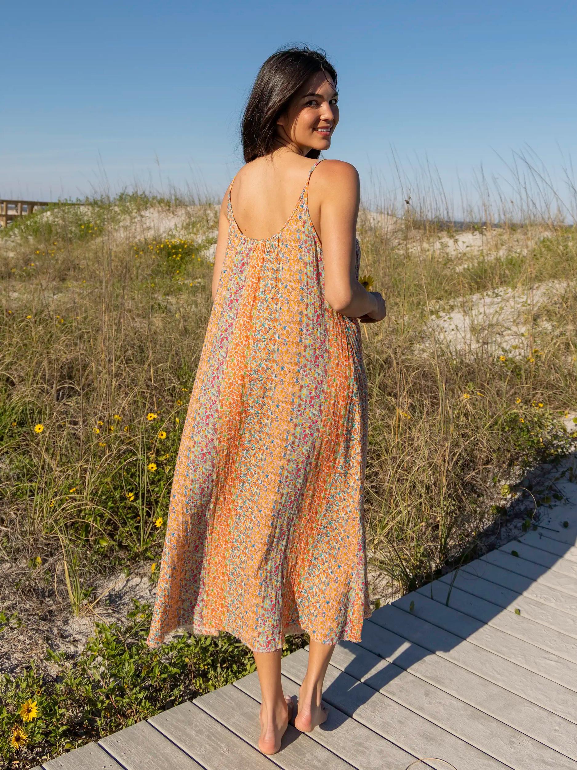 Cosette Embroidered Cotton Maxi Dress Product Image