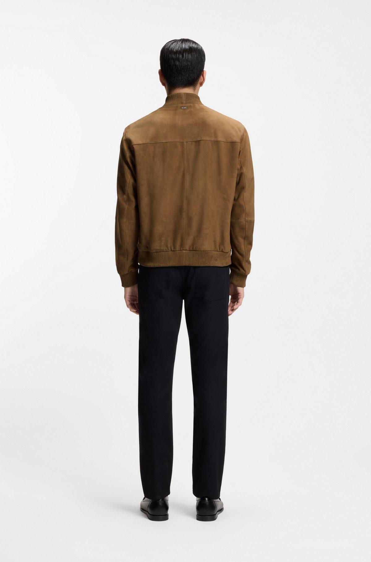 Regular-fit jacket in suede Product Image
