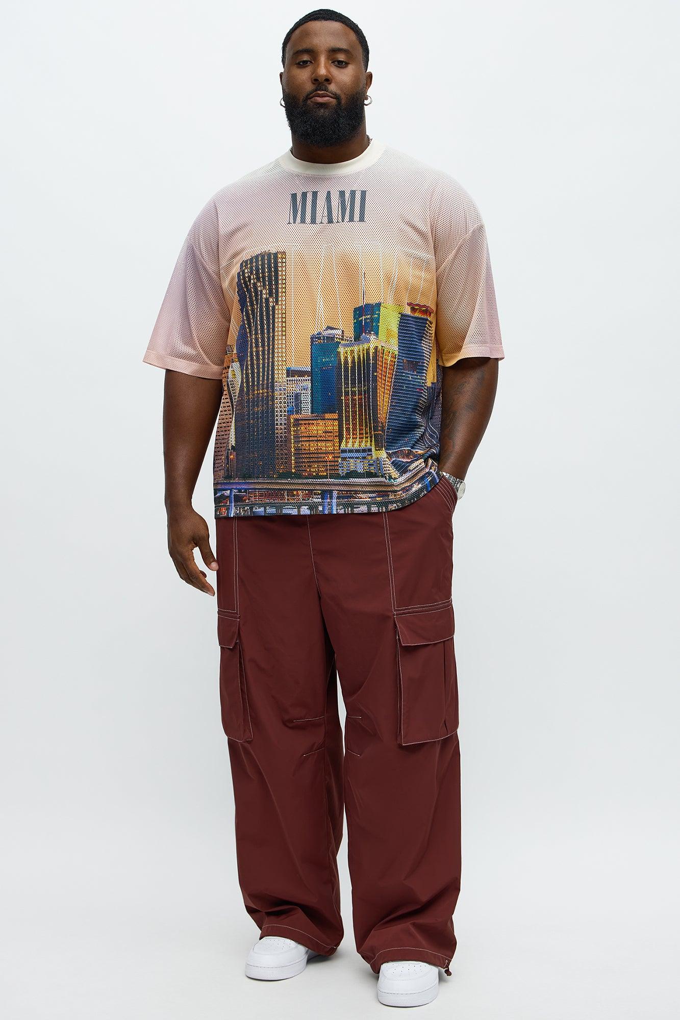 Regular Fit Miami Tshirt - Multi Color Male Product Image