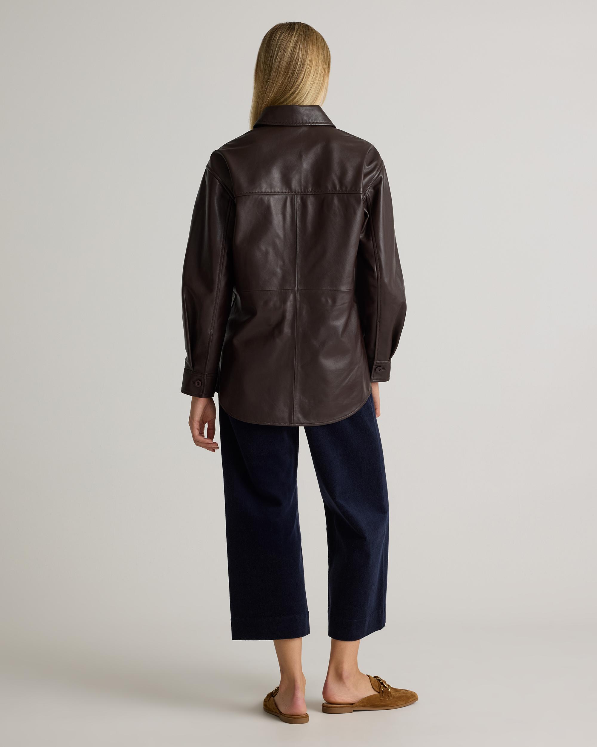 Quince | Women's Shirt Jacket Leather Product Image