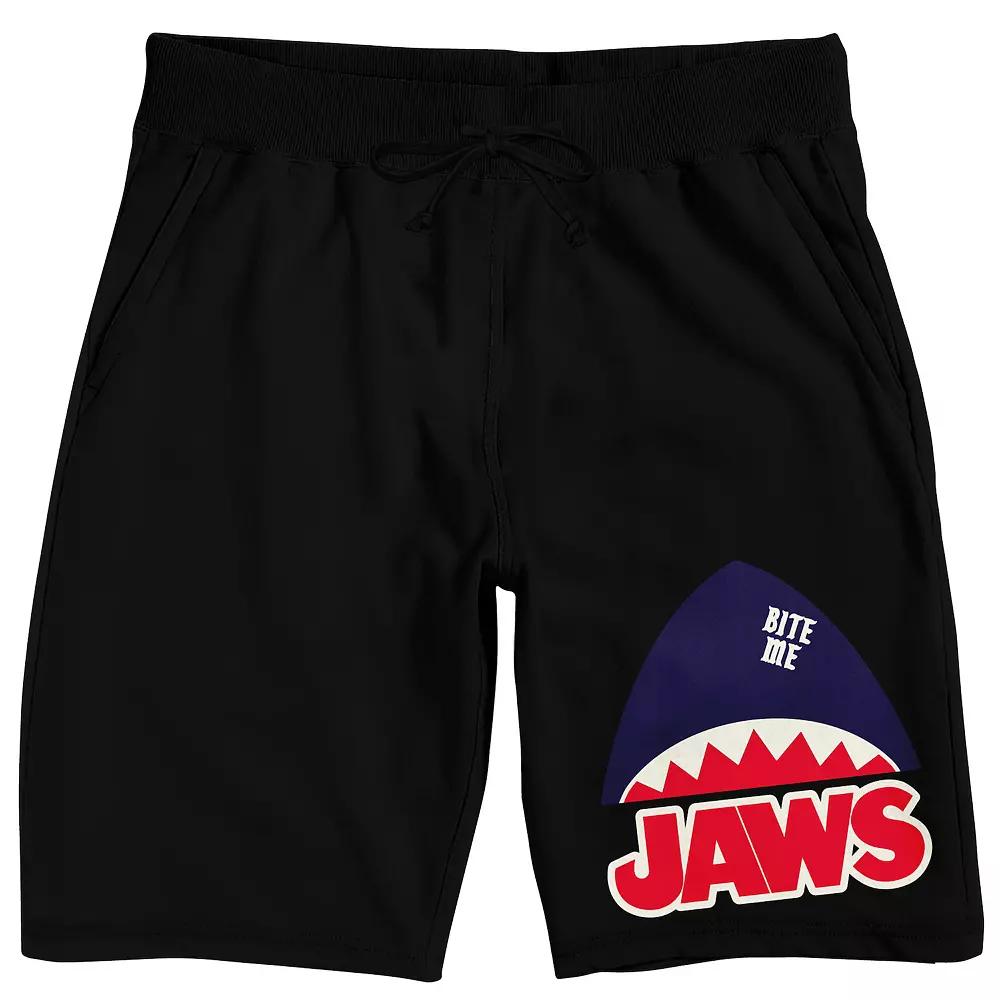 Men's Jaws Bite Me Pajama Shorts,  Product Image