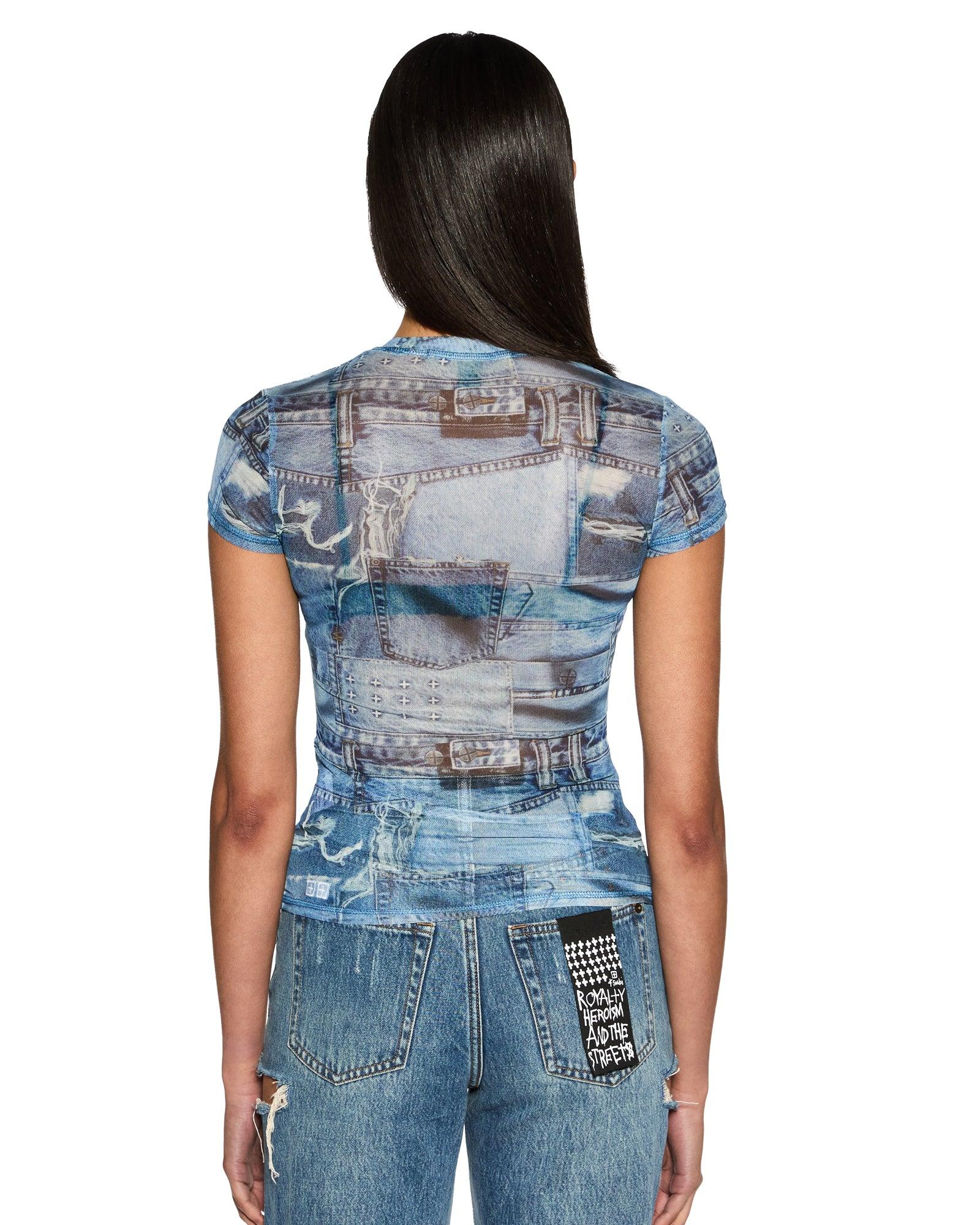 STUDIO MESH SS TEE Female Product Image