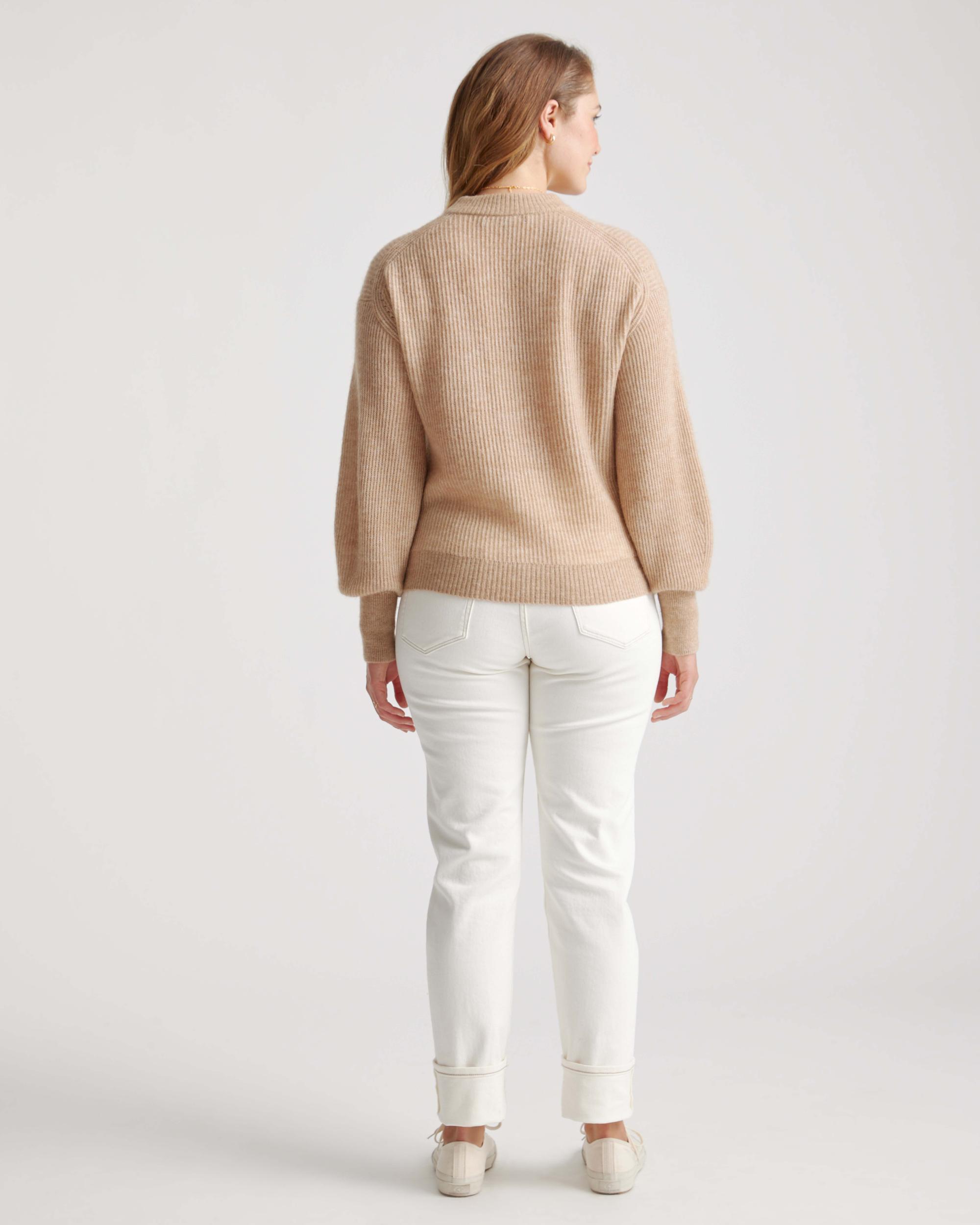 Quince | Women's Baby Alpaca-Wool Crew Neck Alpaca Sweater Product Image