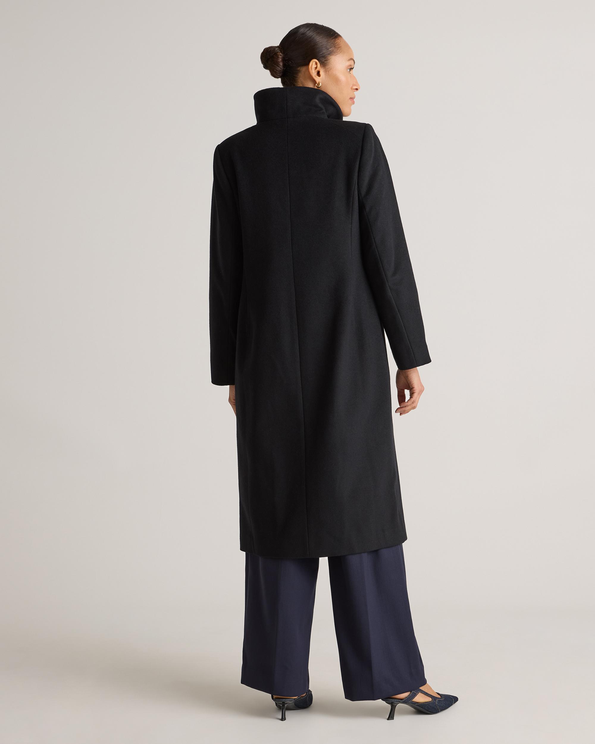 Quince | Women's Italian Wool Long Cocoon Coat Wool/Nylon Product Image