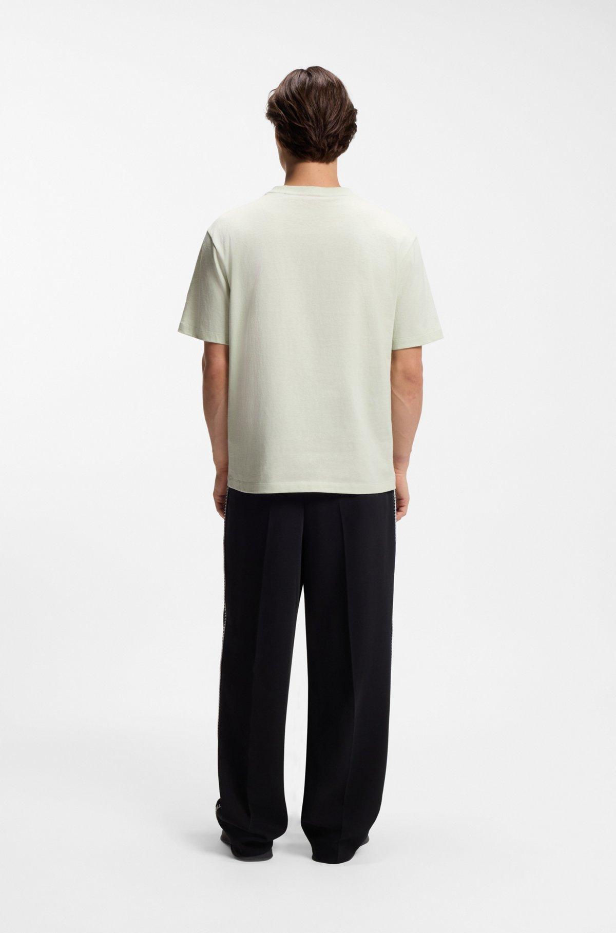 Cotton-jersey T-shirt with embroidered logo Product Image
