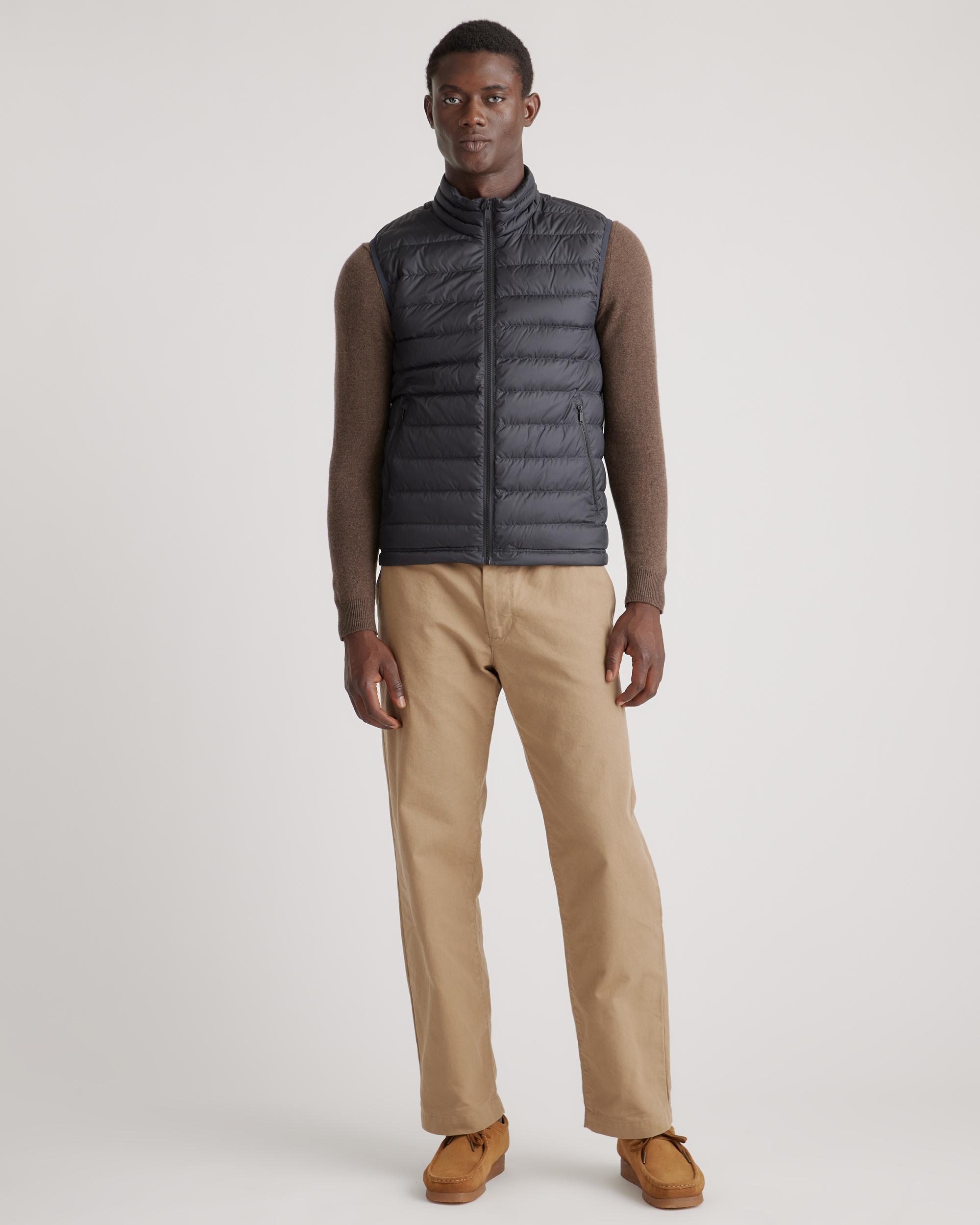 Quince | Men's Lightweight Down Packable Puffer Vest Recycled Polyester Product Image