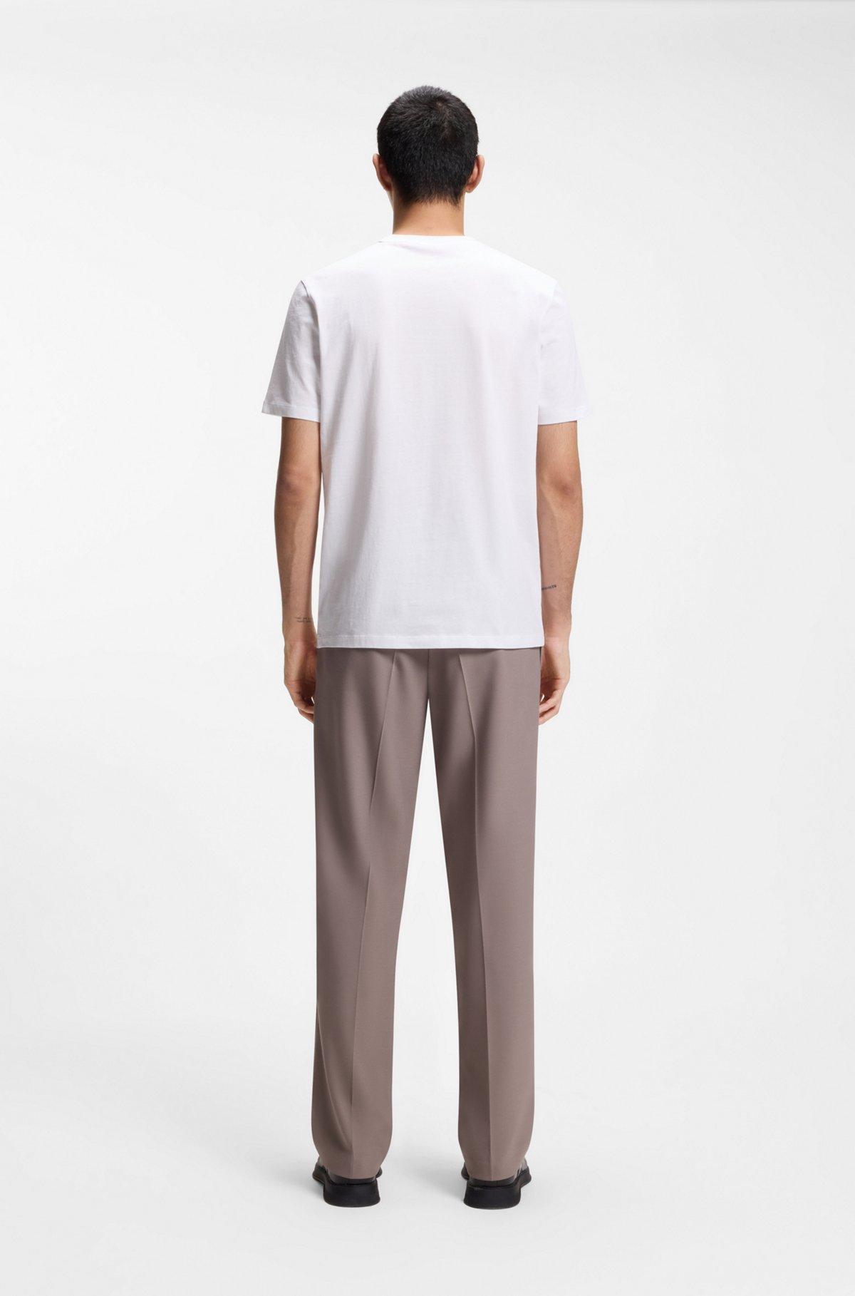 Cotton-jersey T-shirt with spaced-out logo Product Image