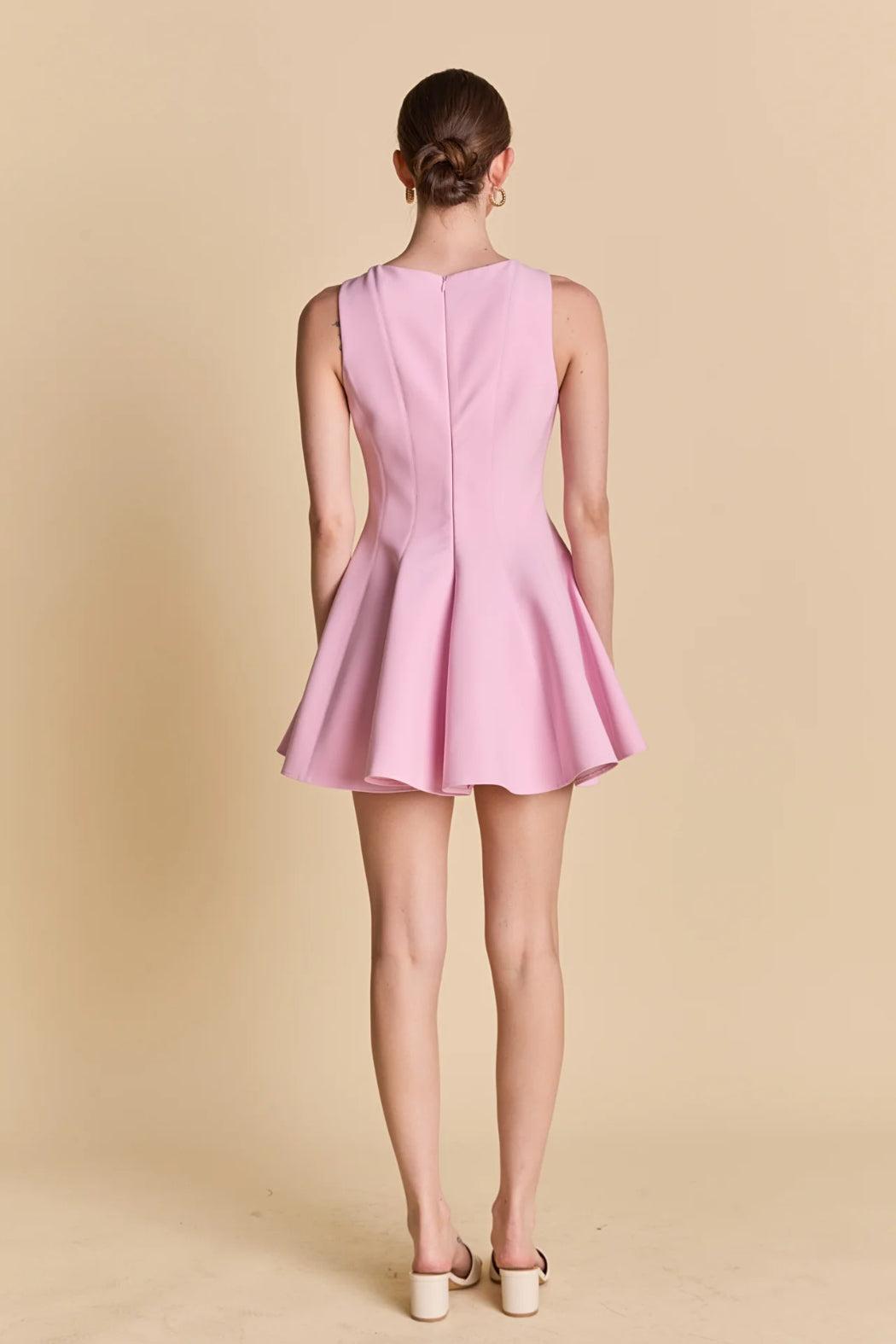 S/L Flare Mini Dress Product Image