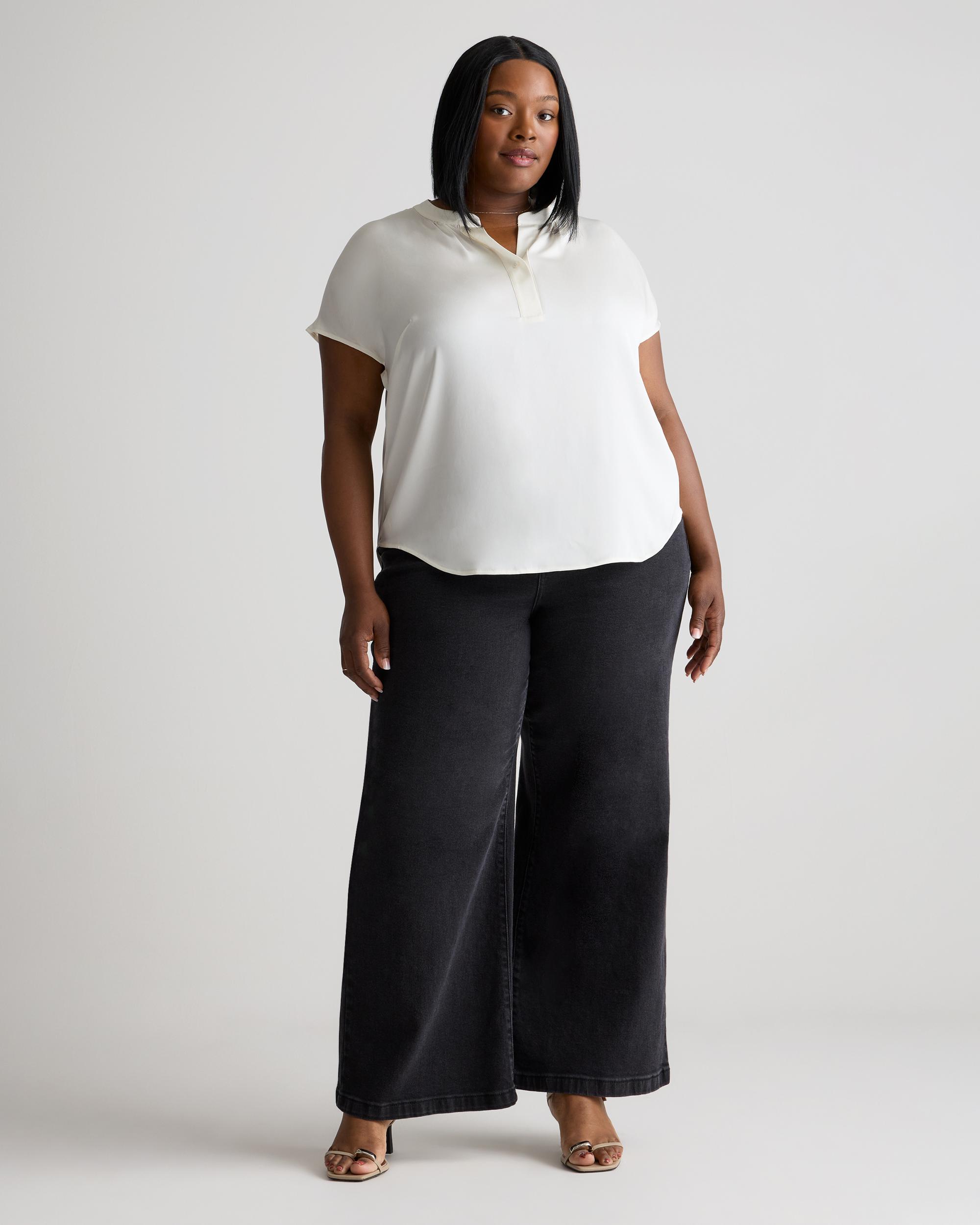 Quince | Women's Washable Stretch Silk Dolman Sleeve Blouse Mulberry Silk Product Image