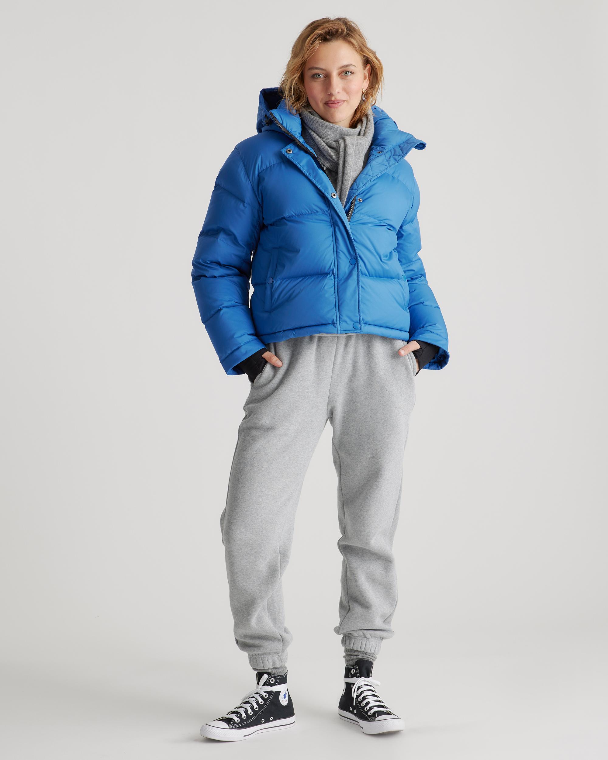 Quince | Women's Responsible Down Cropped Puffer Jacket Recycled Polyester Product Image