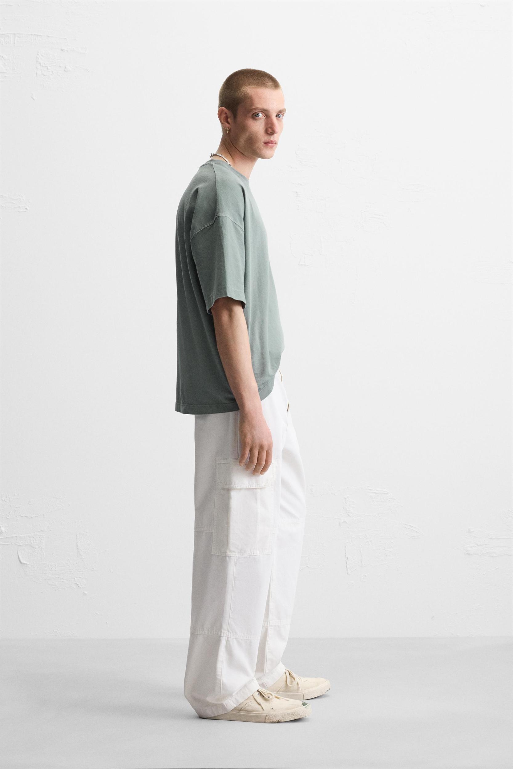 LIGHTWEIGHT WASHED BOXY FIT T-SHIRT Product Image