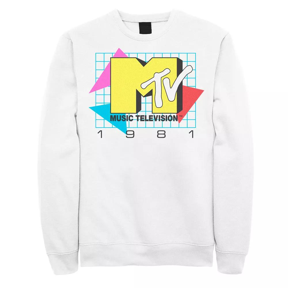 Men's MTV Music Television 1981 Logo Graphic Sweatshirt,  Product Image