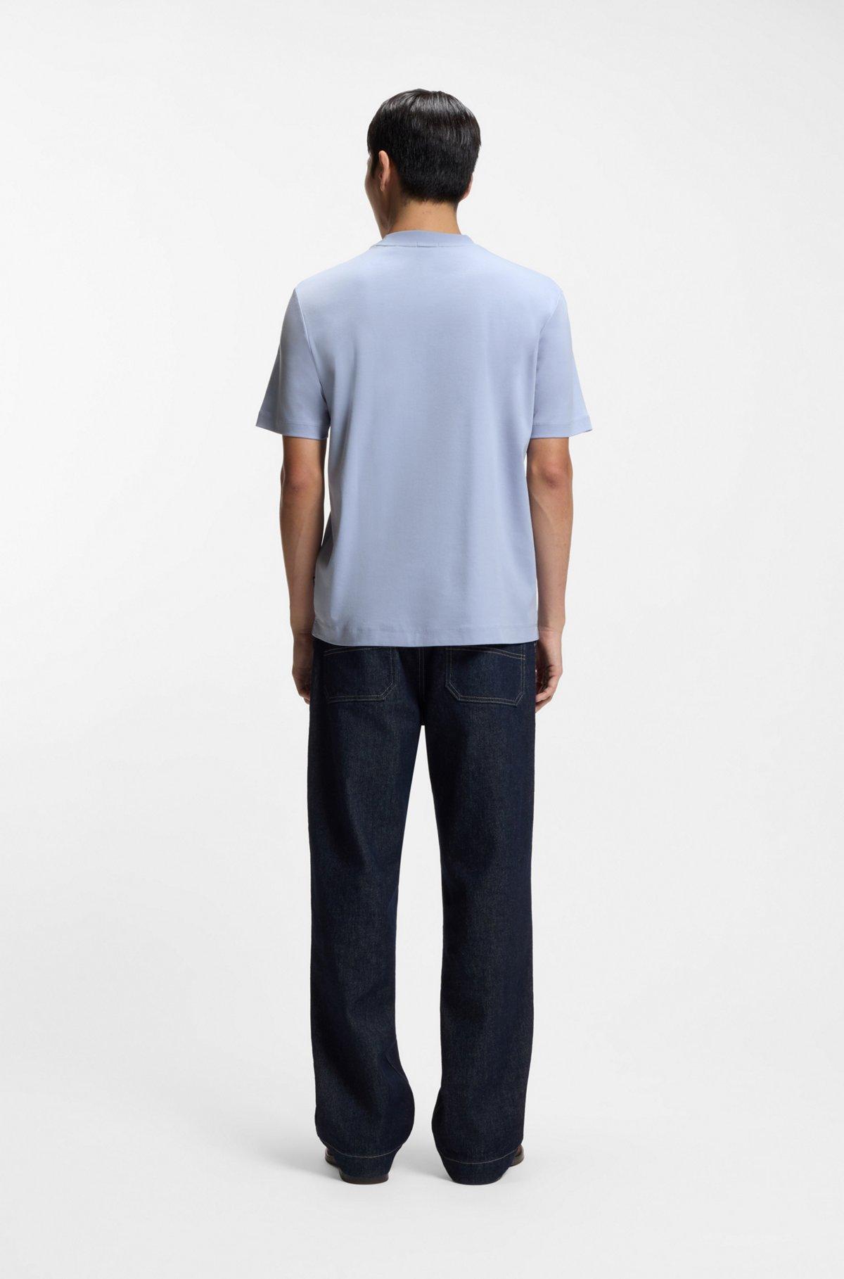 Mercerized-cotton T-shirt with Double B monogram Product Image