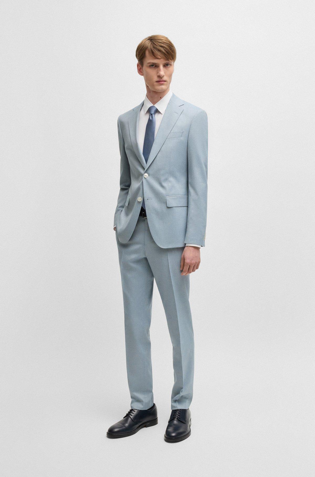 Formal trousers in stretch chiffon Product Image