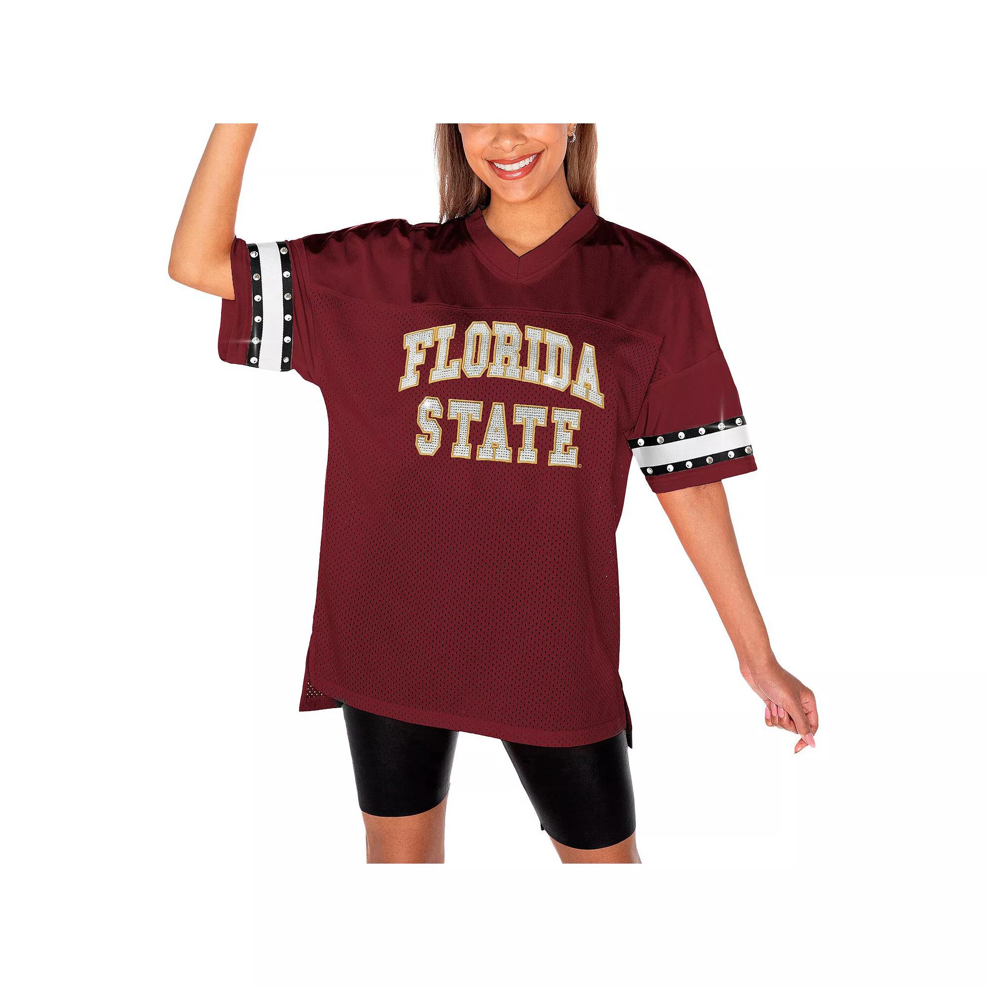 Womens Gameday Couture Garnet Florida State Seminoles Until Kickoff Rhinestone Fashion T-Shirt Product Image