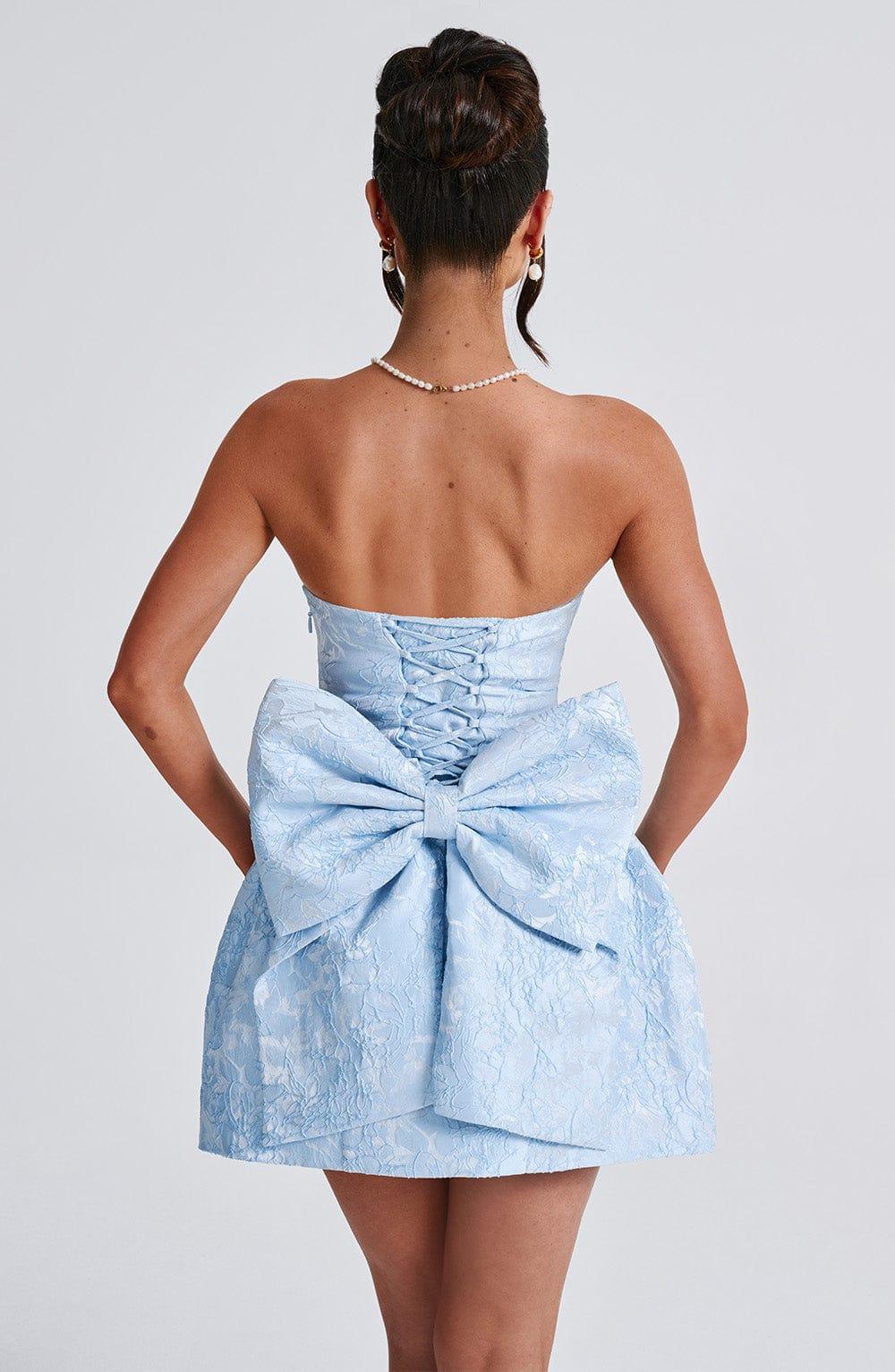 Elenora Mini Dress - Blue Product Image