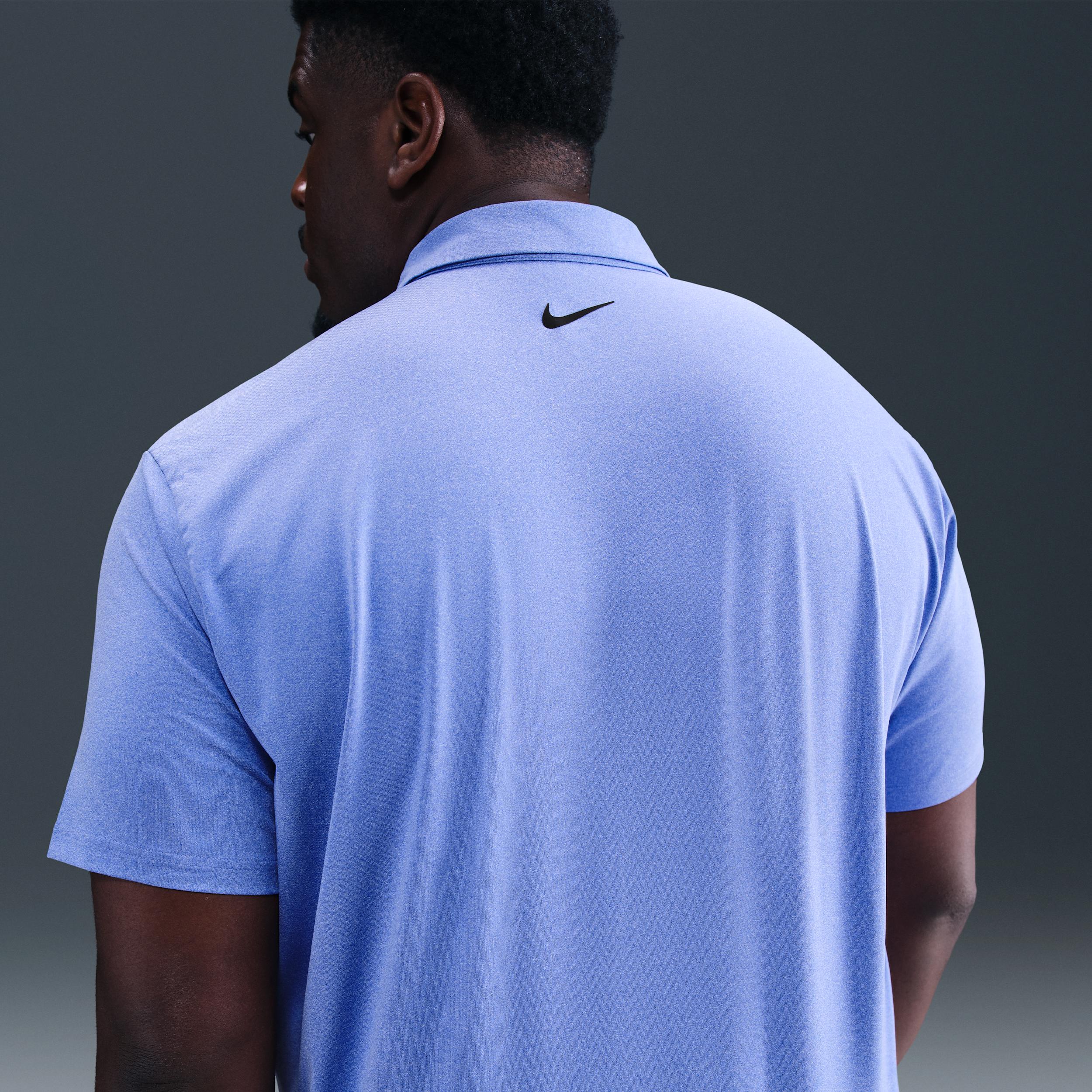Nike Mens Tour Dri-FIT Heathered Golf Polo | FZ7473-411 Product Image