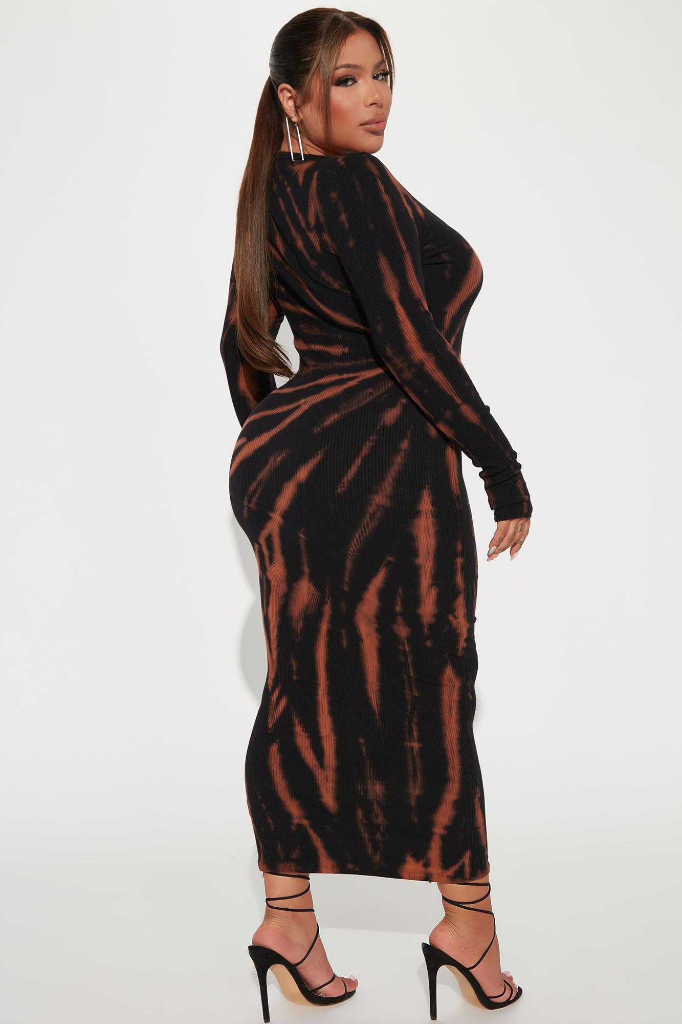 Brianna Maxi Dress - Black/combo Product Image