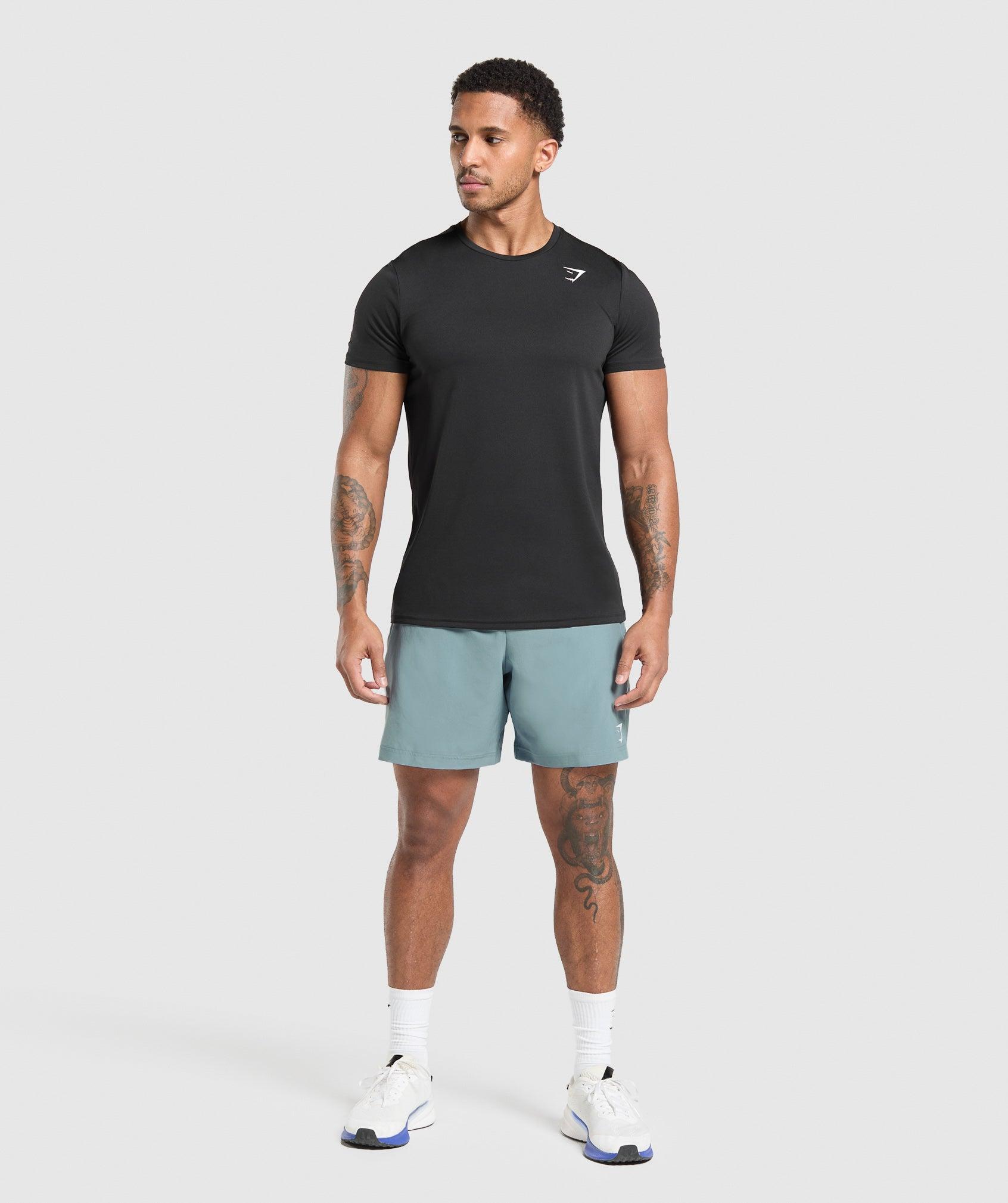 Gymshark Sport  7" Shorts - Rest Blue/Cool Blue Male Product Image