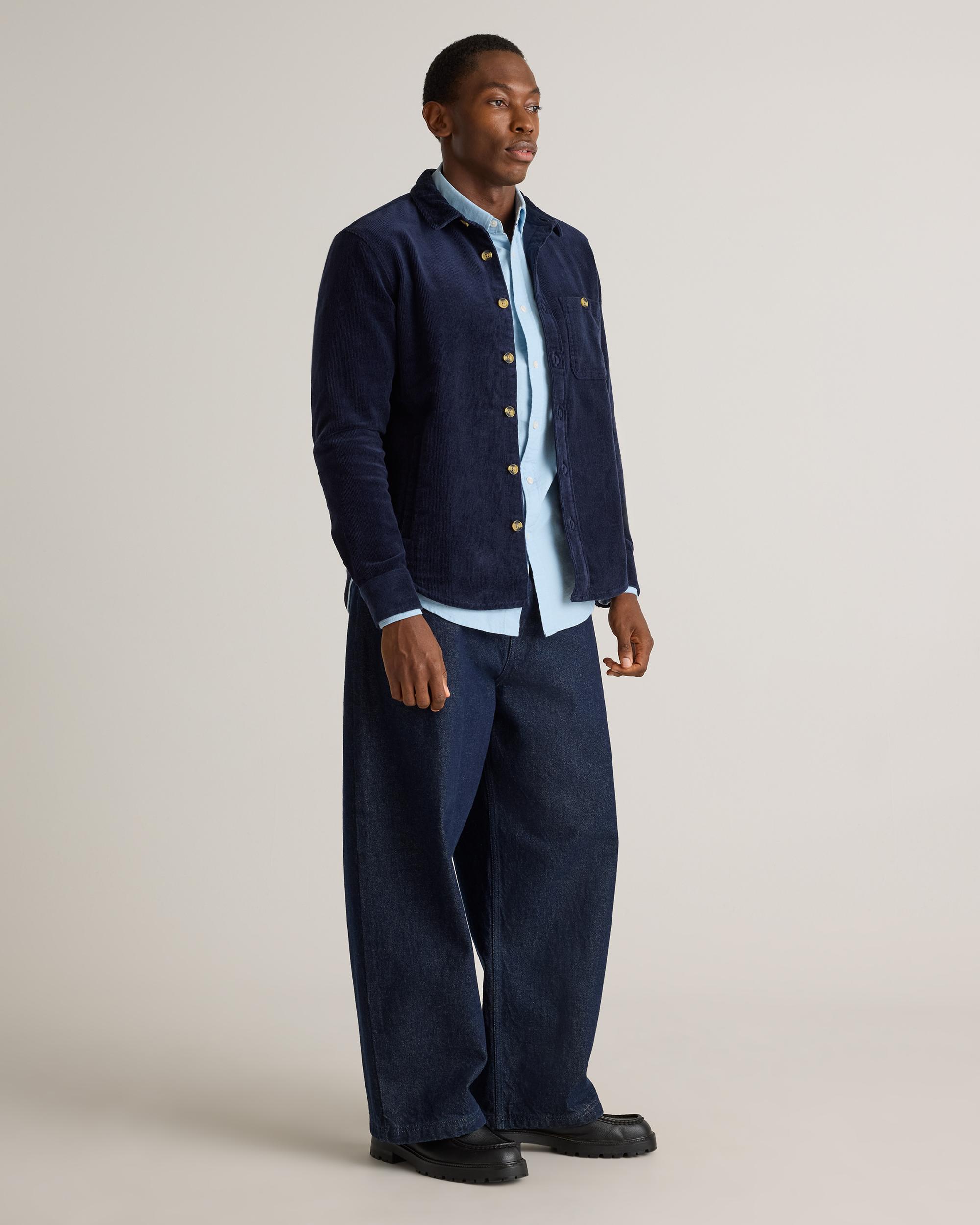 Quince | Men's Organic Stretch Corduroy Overshirt Organic Cotton Product Image