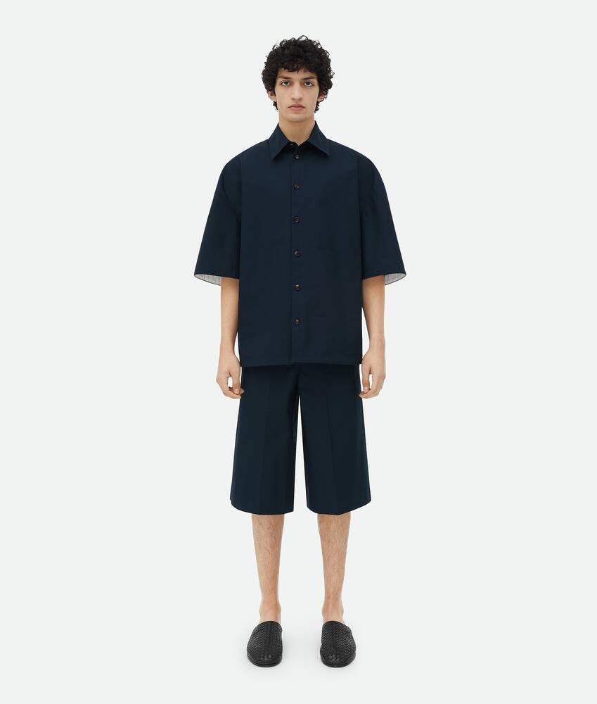 Men's Compact Cotton Shirt in Wave Product Image