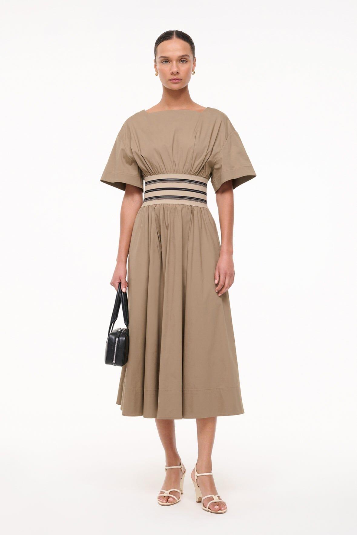 AMY DRESS | TAUPE Product Image