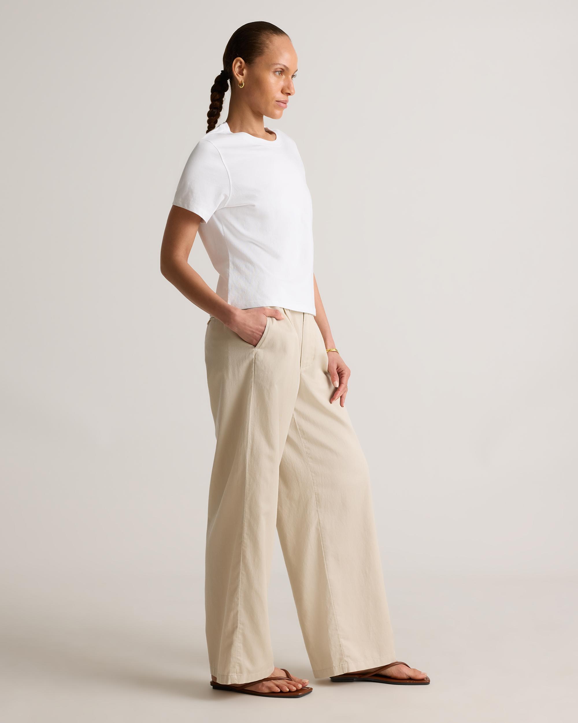 Quince | Women's Boxy Crewneck T-Shirt Organic Cotton Product Image