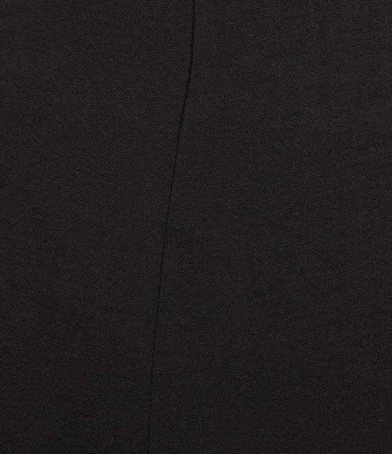 Slim Factor by Investments Lightweight Ponte Knit No Waist Wide Leg Crop Pants Product Image