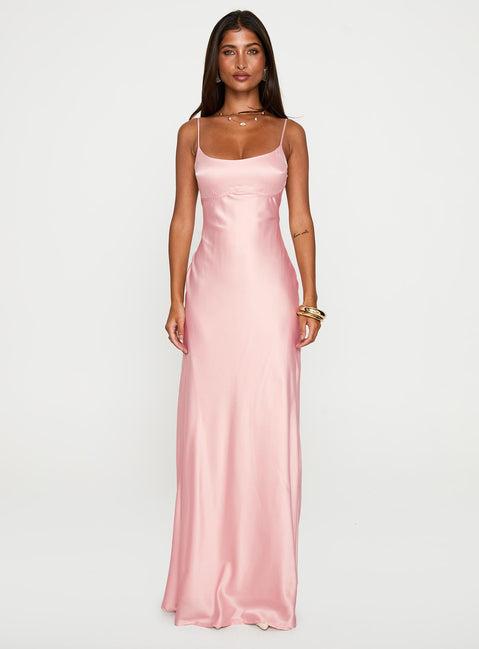 Ravia Maxi Dress Pink Product Image