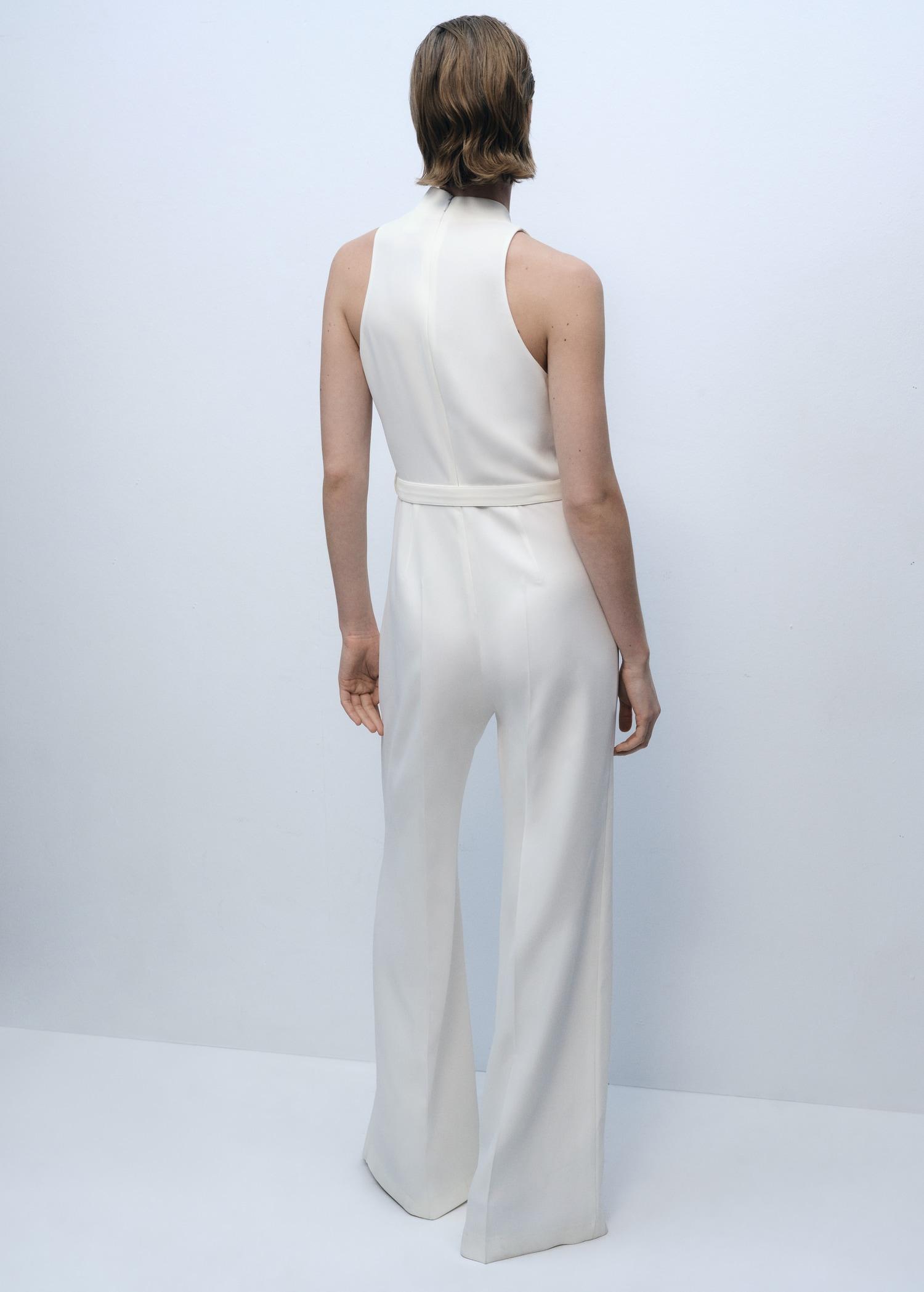 Belt long jumpsuit - Women | MANGO USA Product Image
