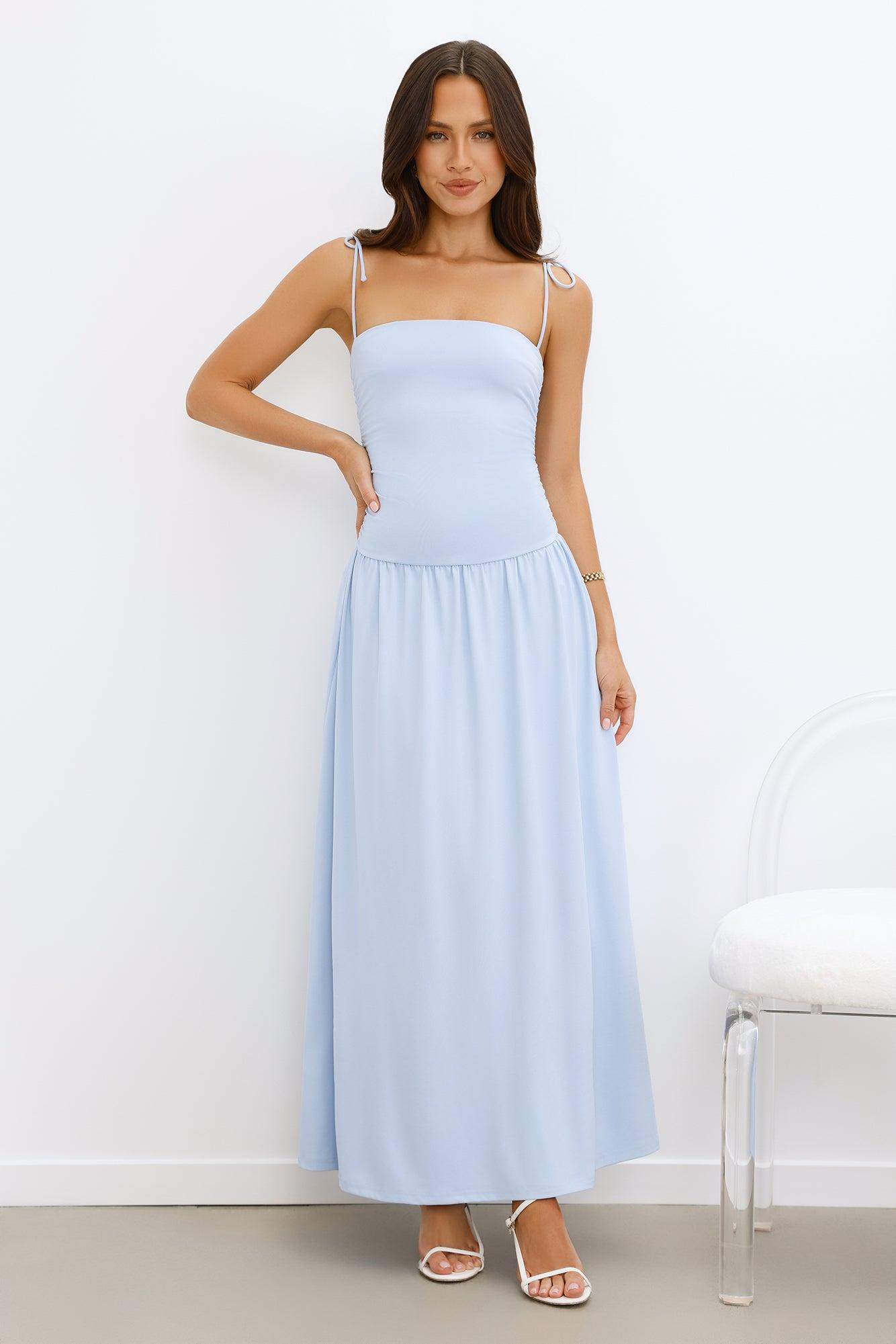 Dream Strides Maxi Dress Blue Product Image