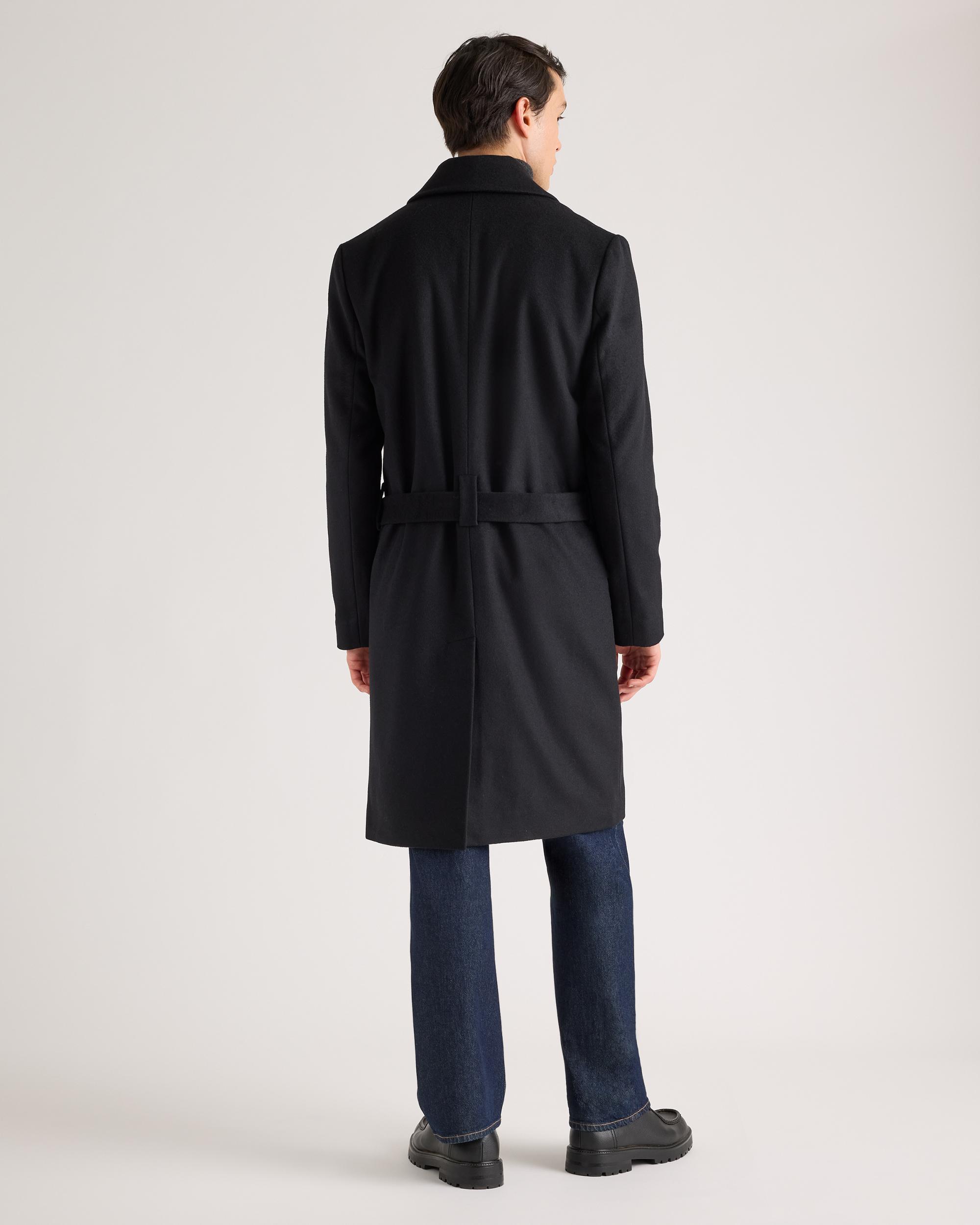 Quince | Men's Italian Wool Belted Overcoat Wool/Nylon Product Image