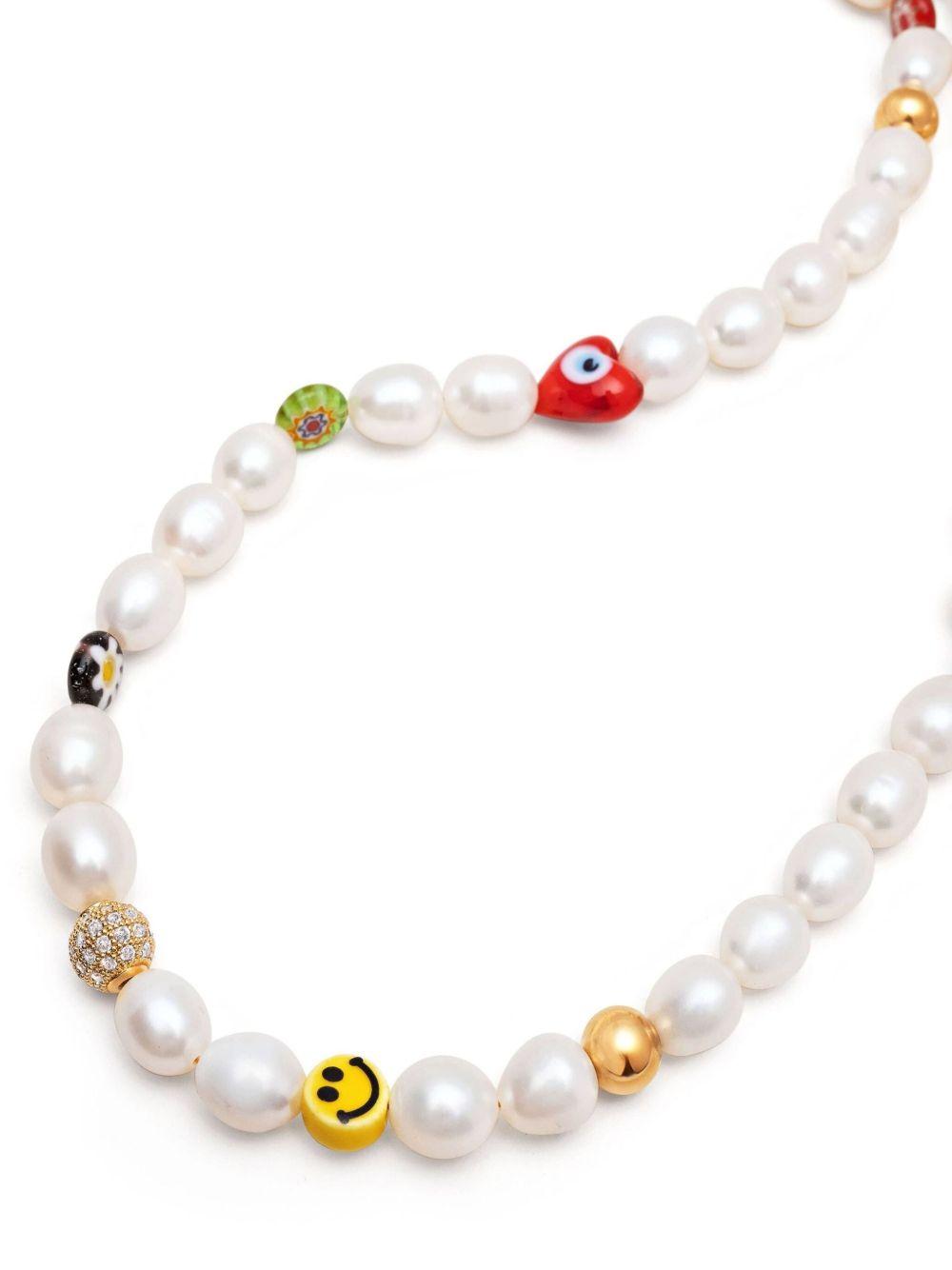 Smiley Face pearl necklace Product Image