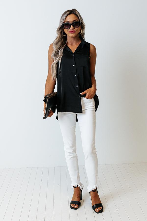 Martini Nights Shift Top In Black Product Image