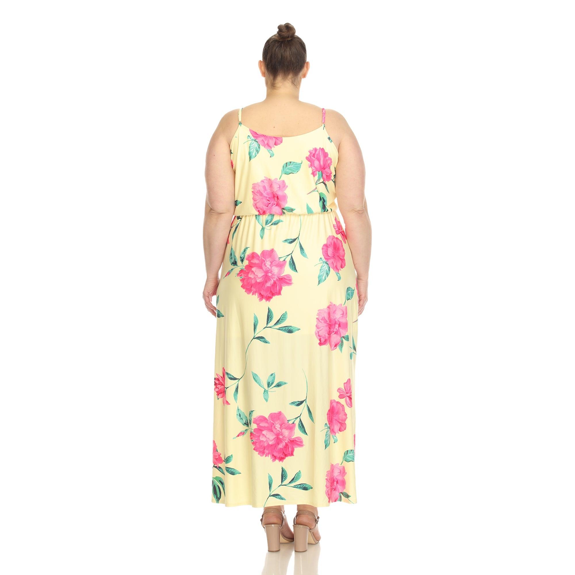 Floral Strap Maxi Dress - Plus Product Image