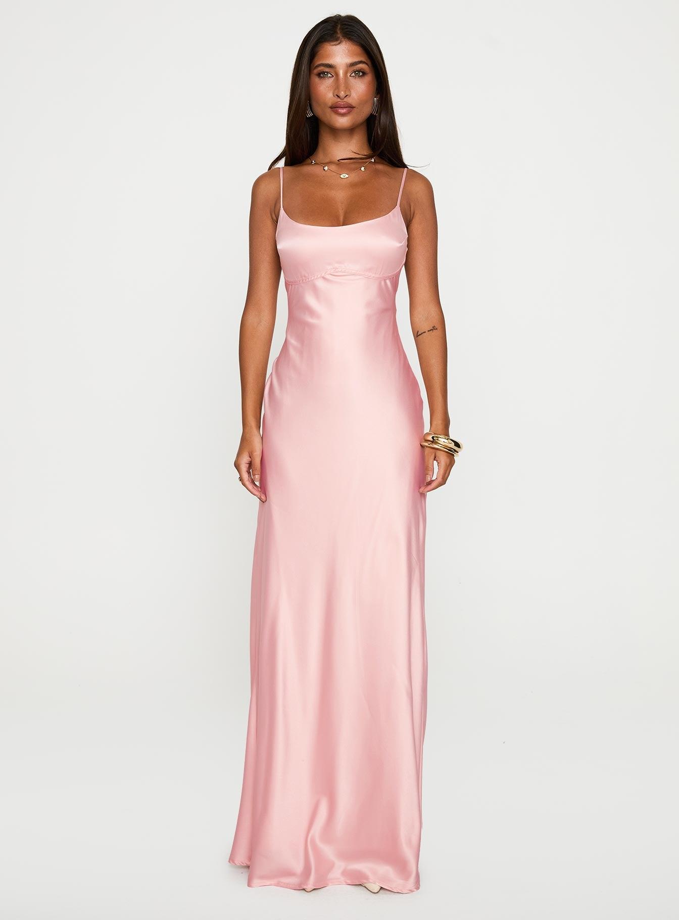 Ravia Maxi Dress Pink Product Image