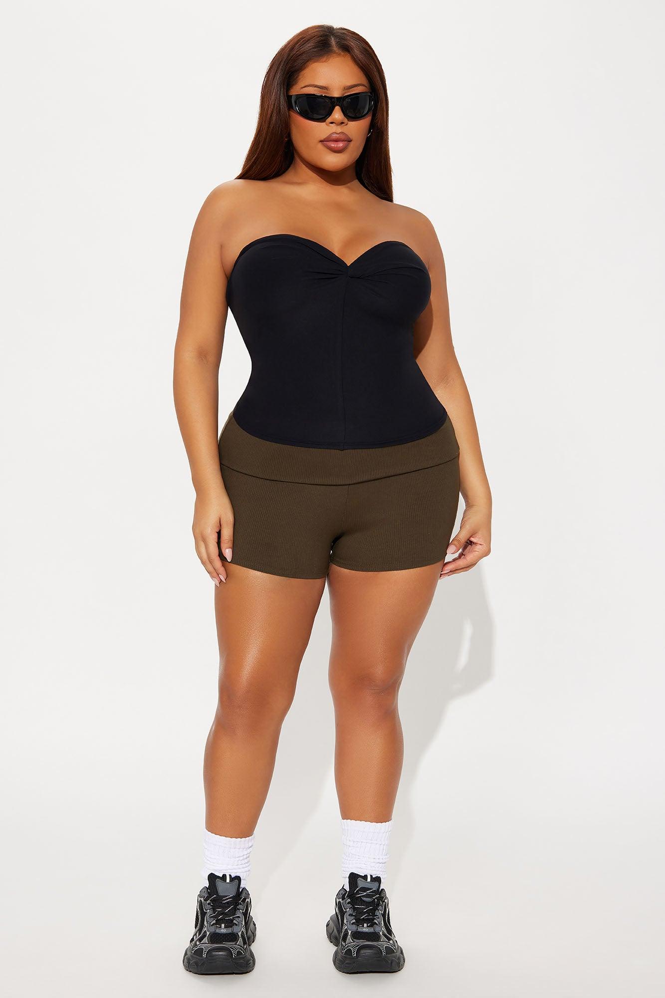 Second Skin Twist Tube Top - Black Female Product Image