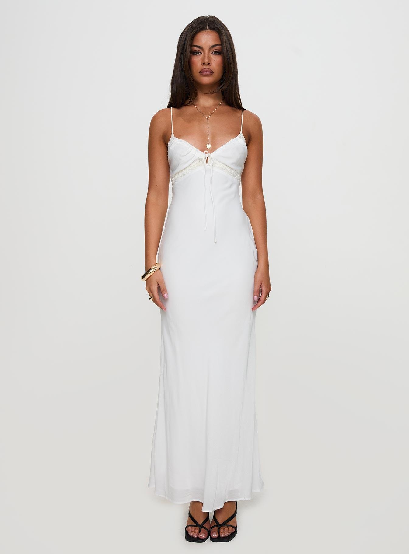 Emily Maxi Dress White Product Image